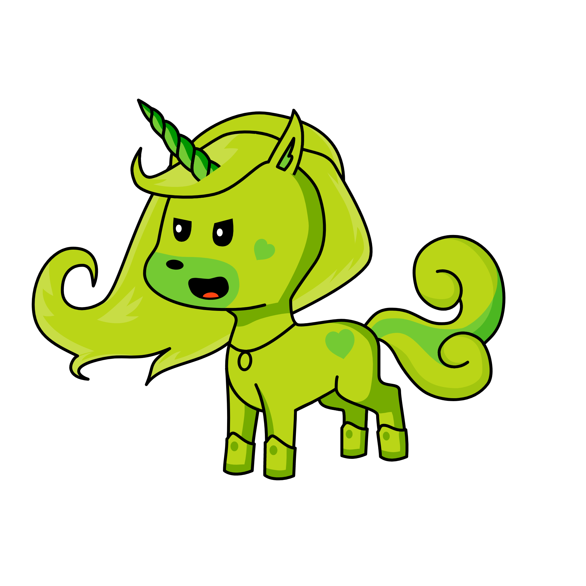 the newyear 2021 unicorn, the unicorn