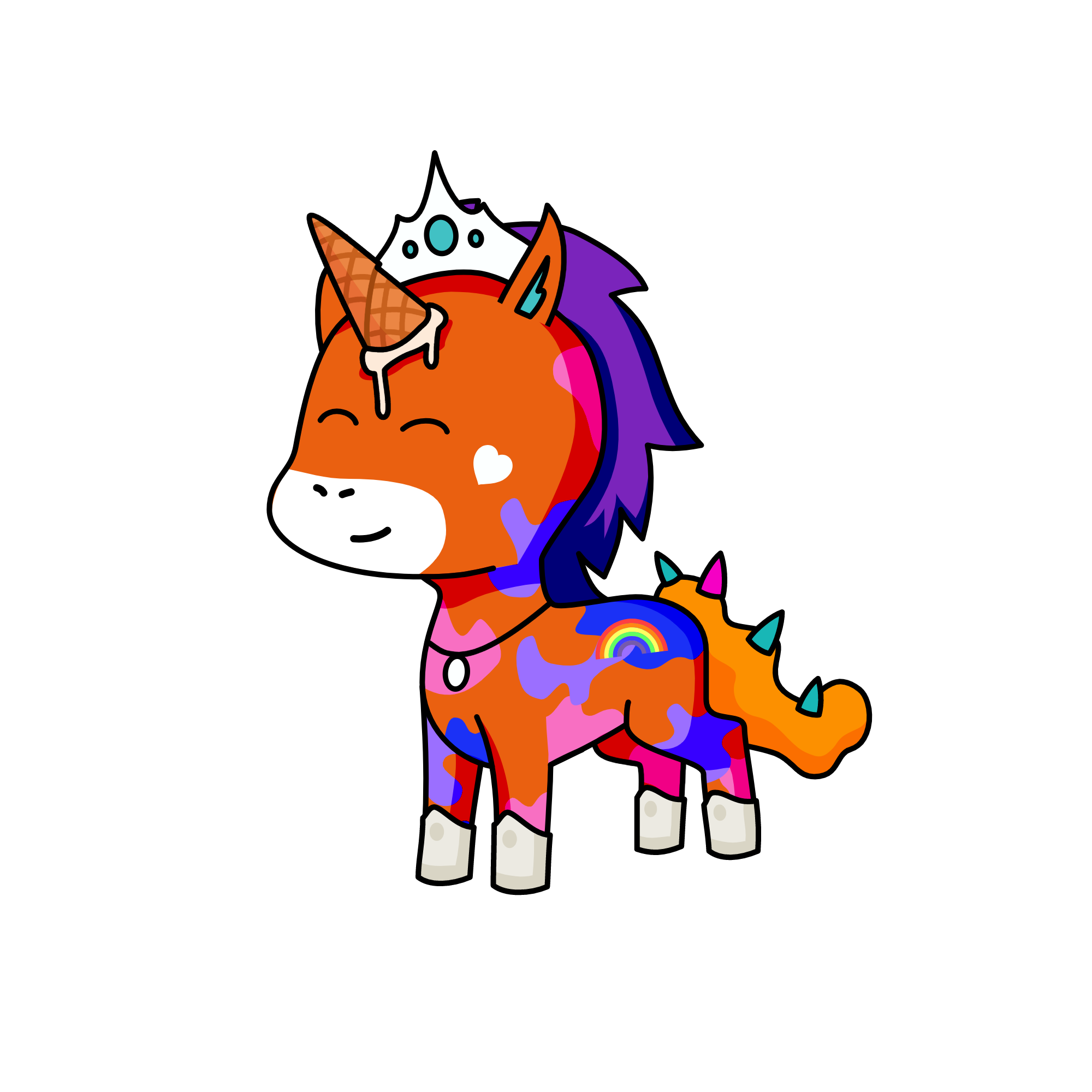 orenge, the unicorn
