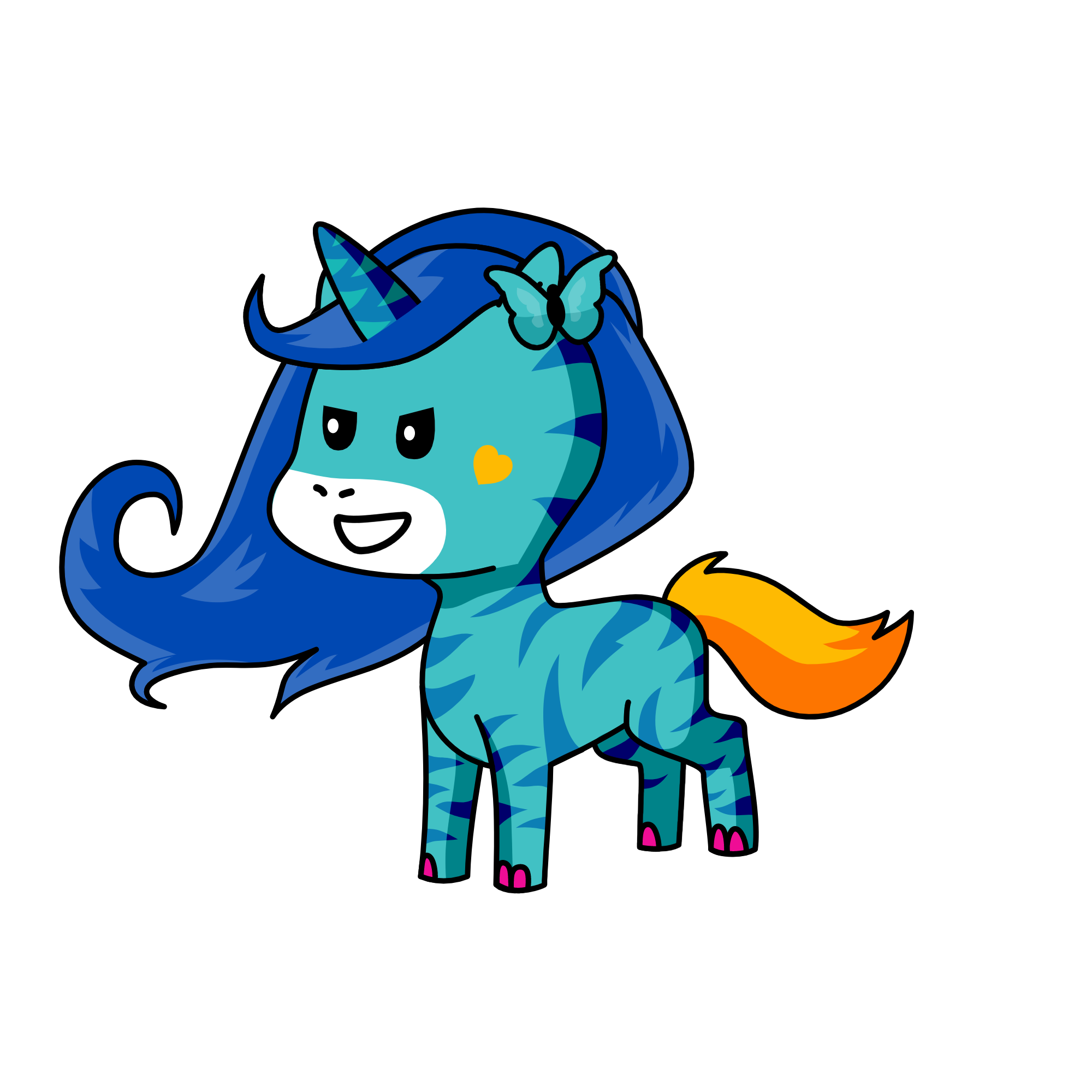 Lightning, the unicorn
