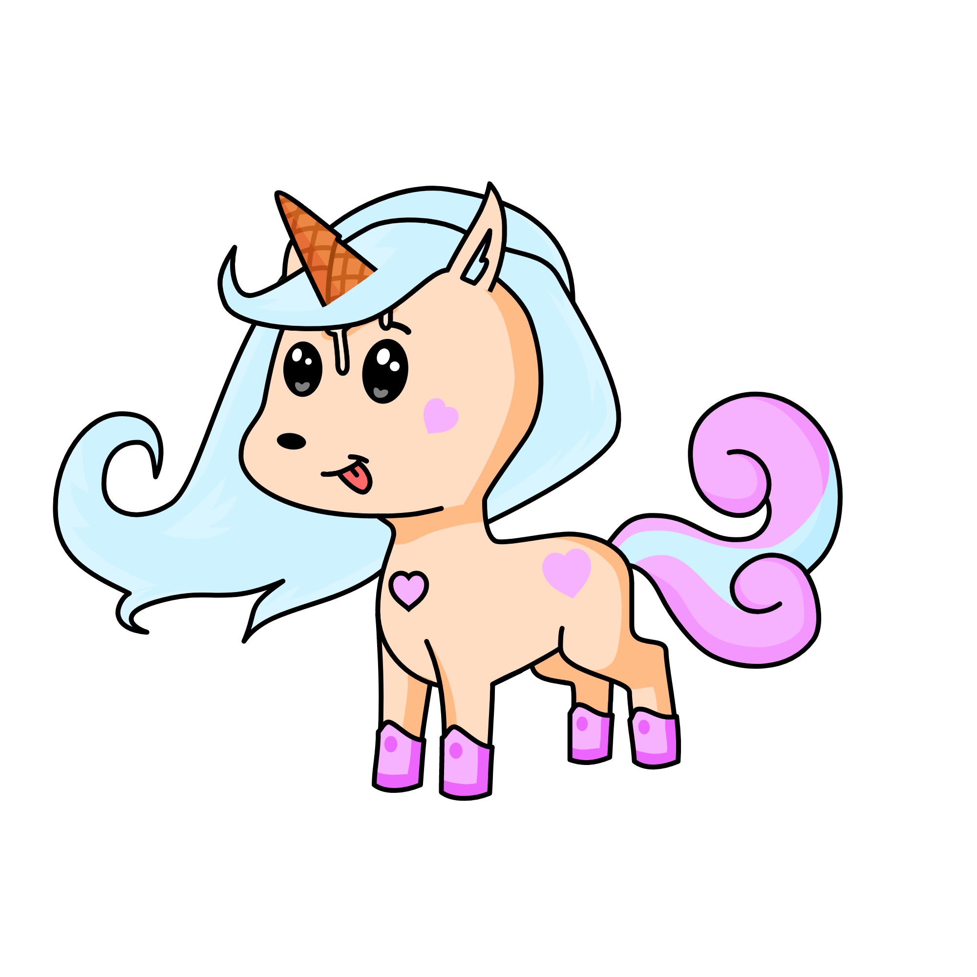 ice cream, the unicorn