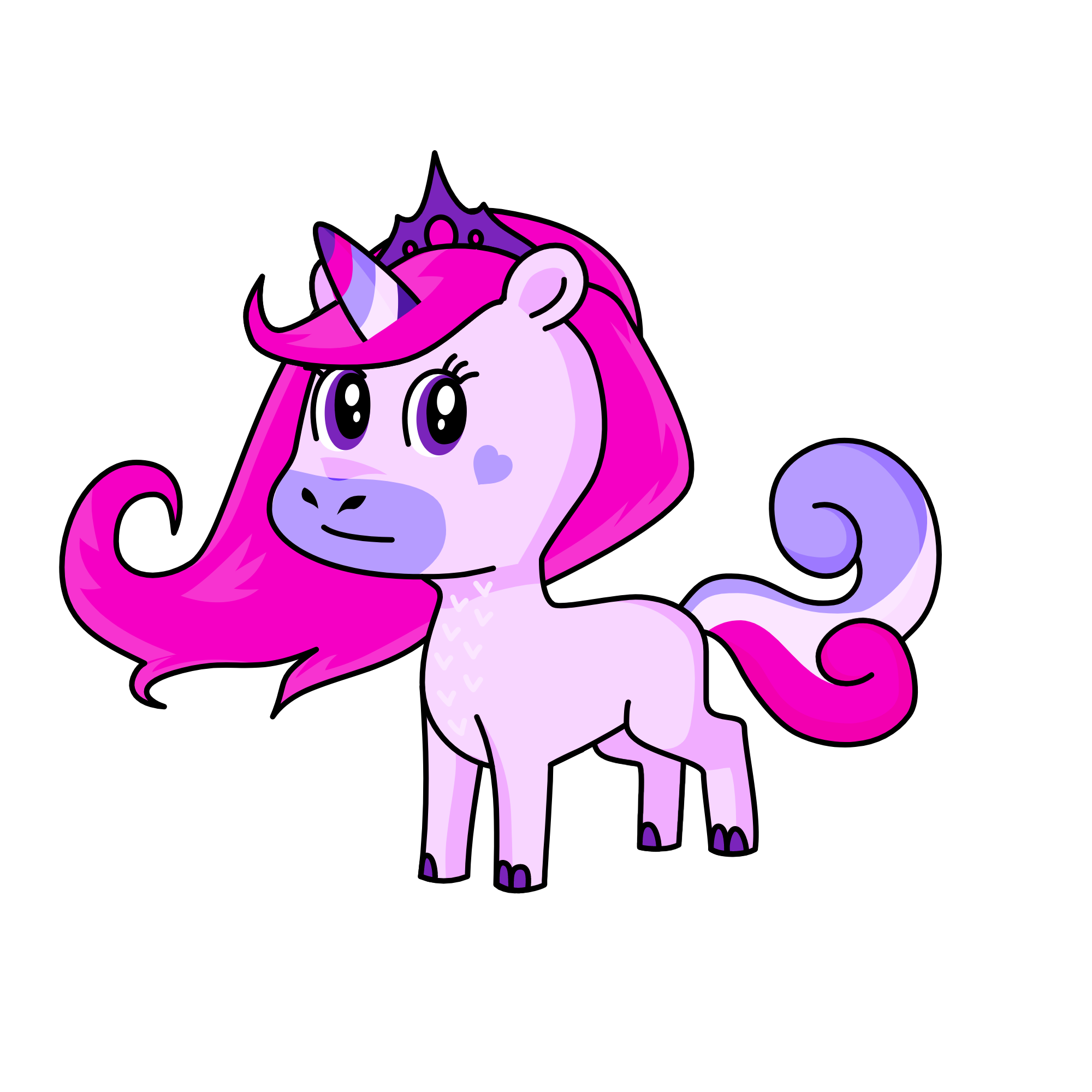 pinky, the unicorn