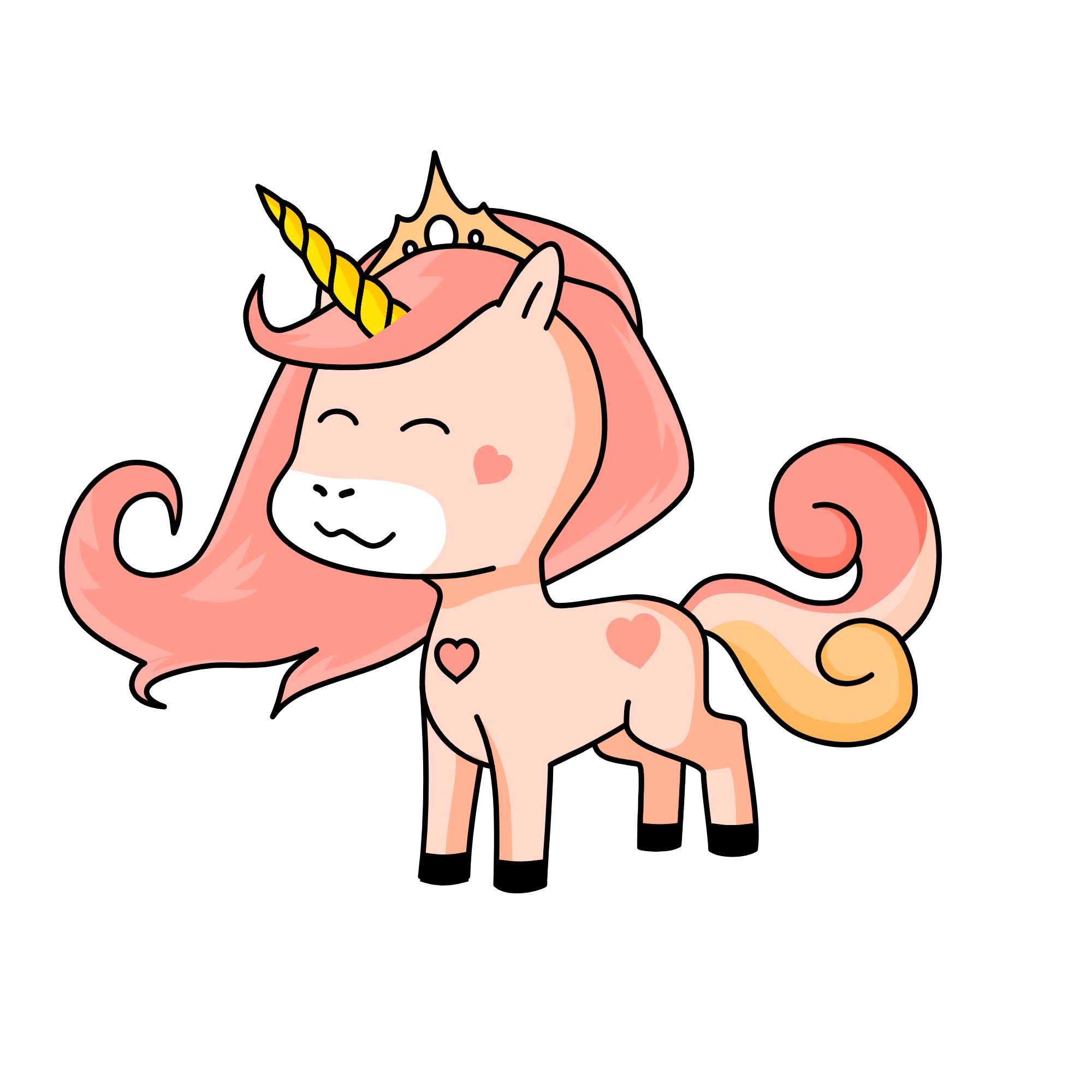 pinki, the unicorn