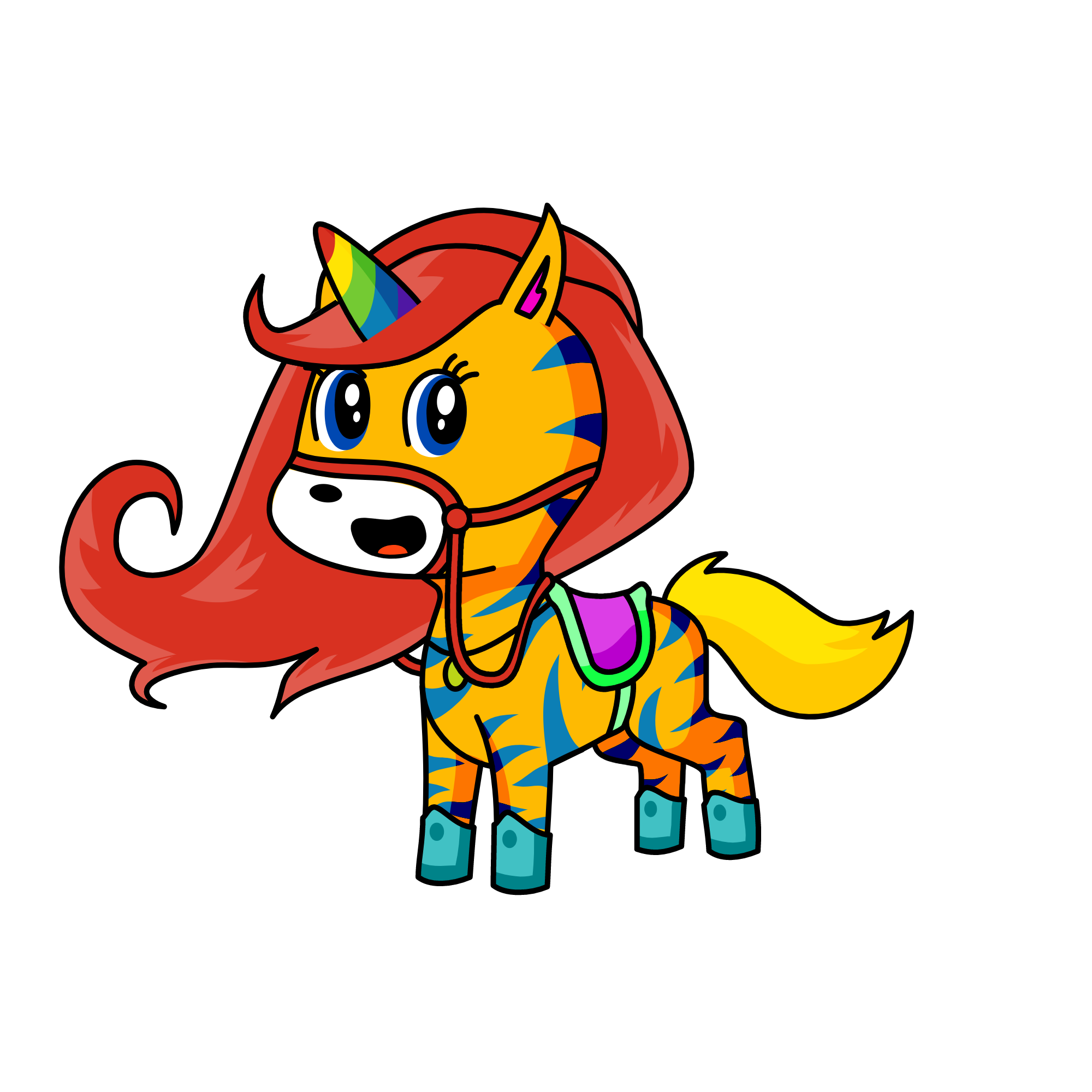 rainbow, the unicorn