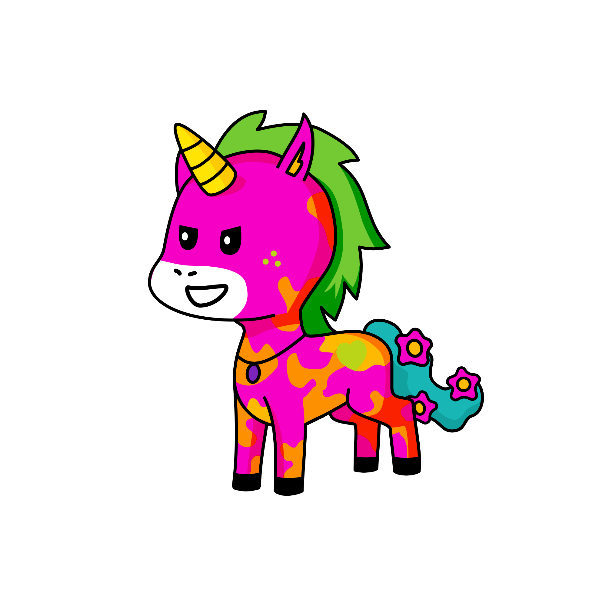 rainbow, the unicorn