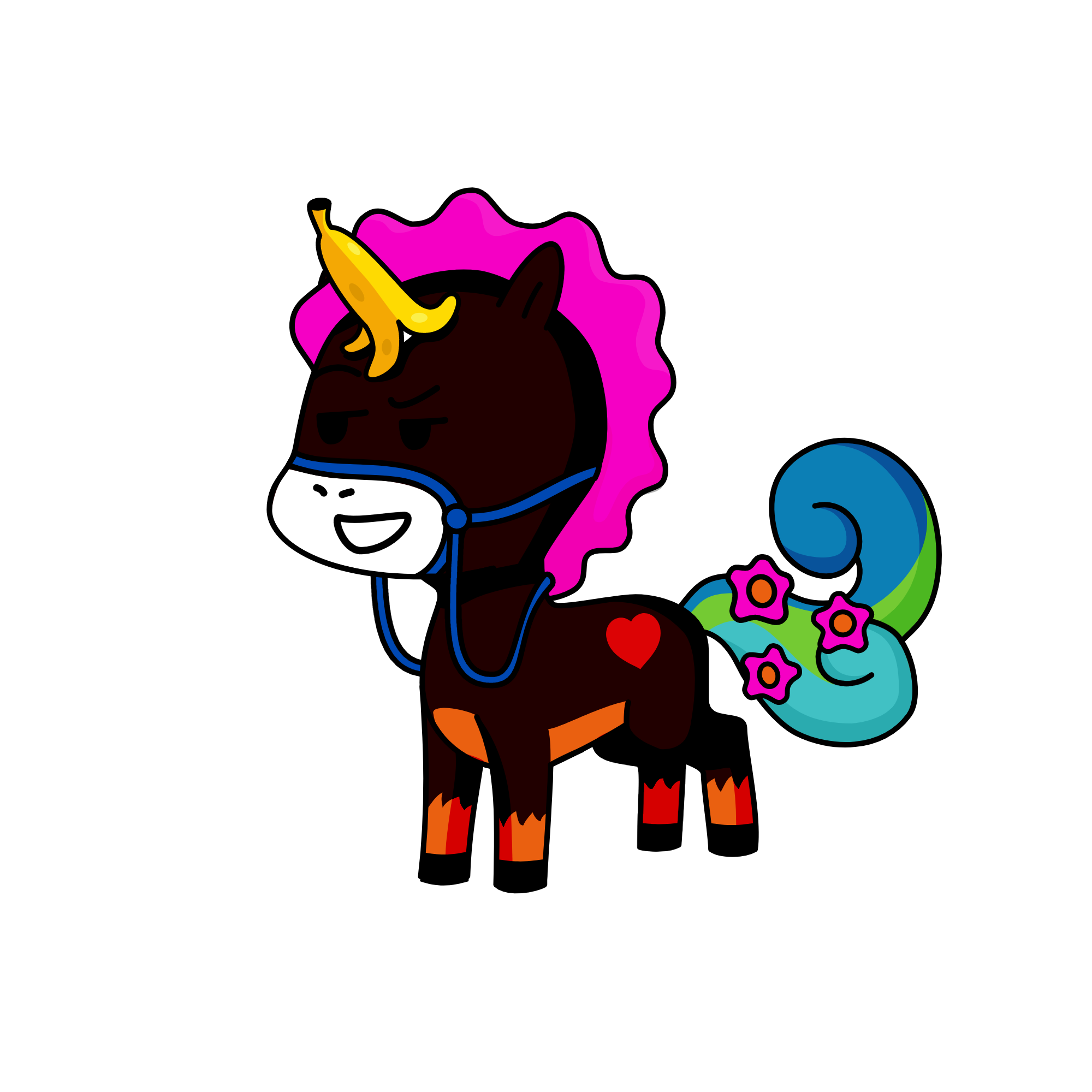 f, the unicorn