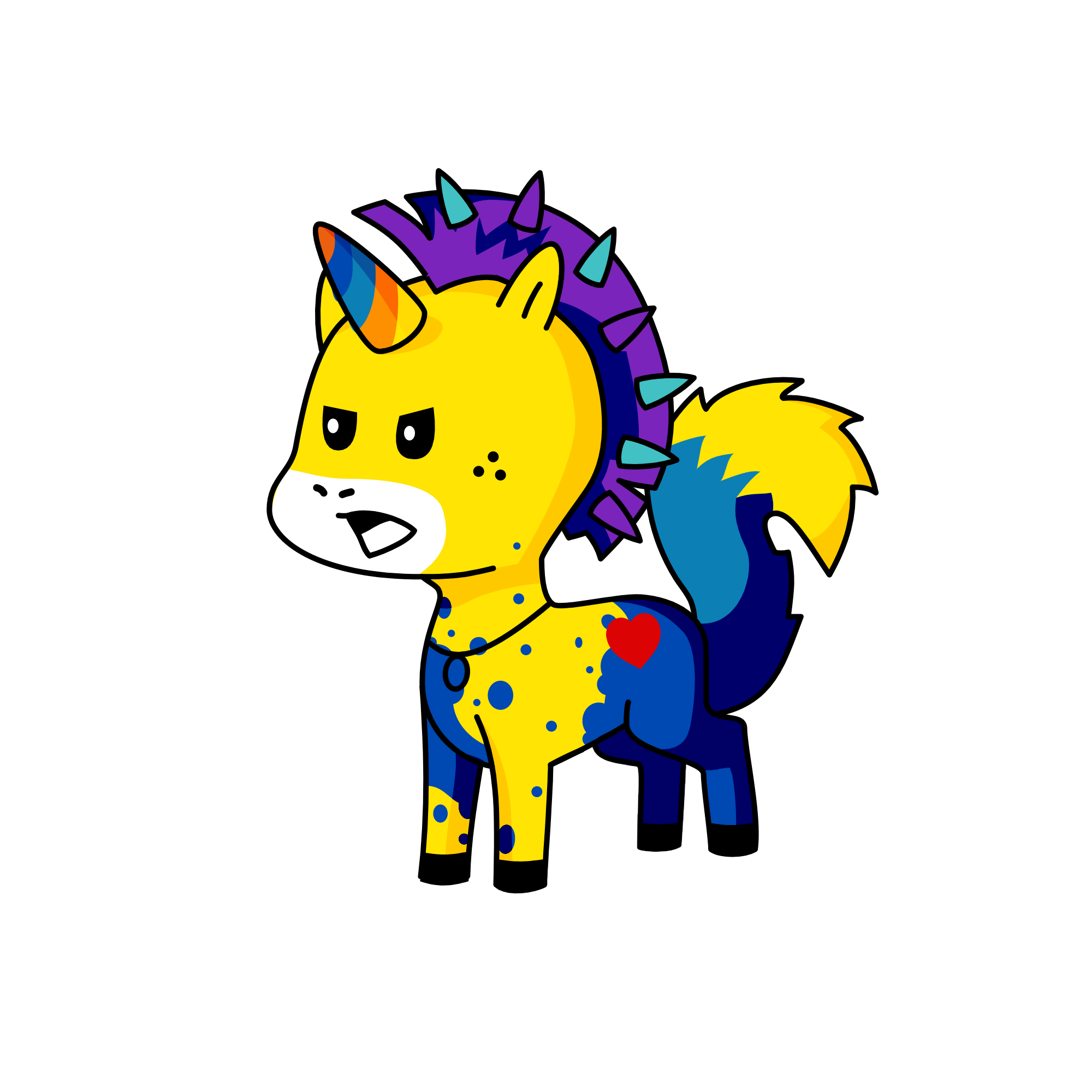 v, the unicorn
