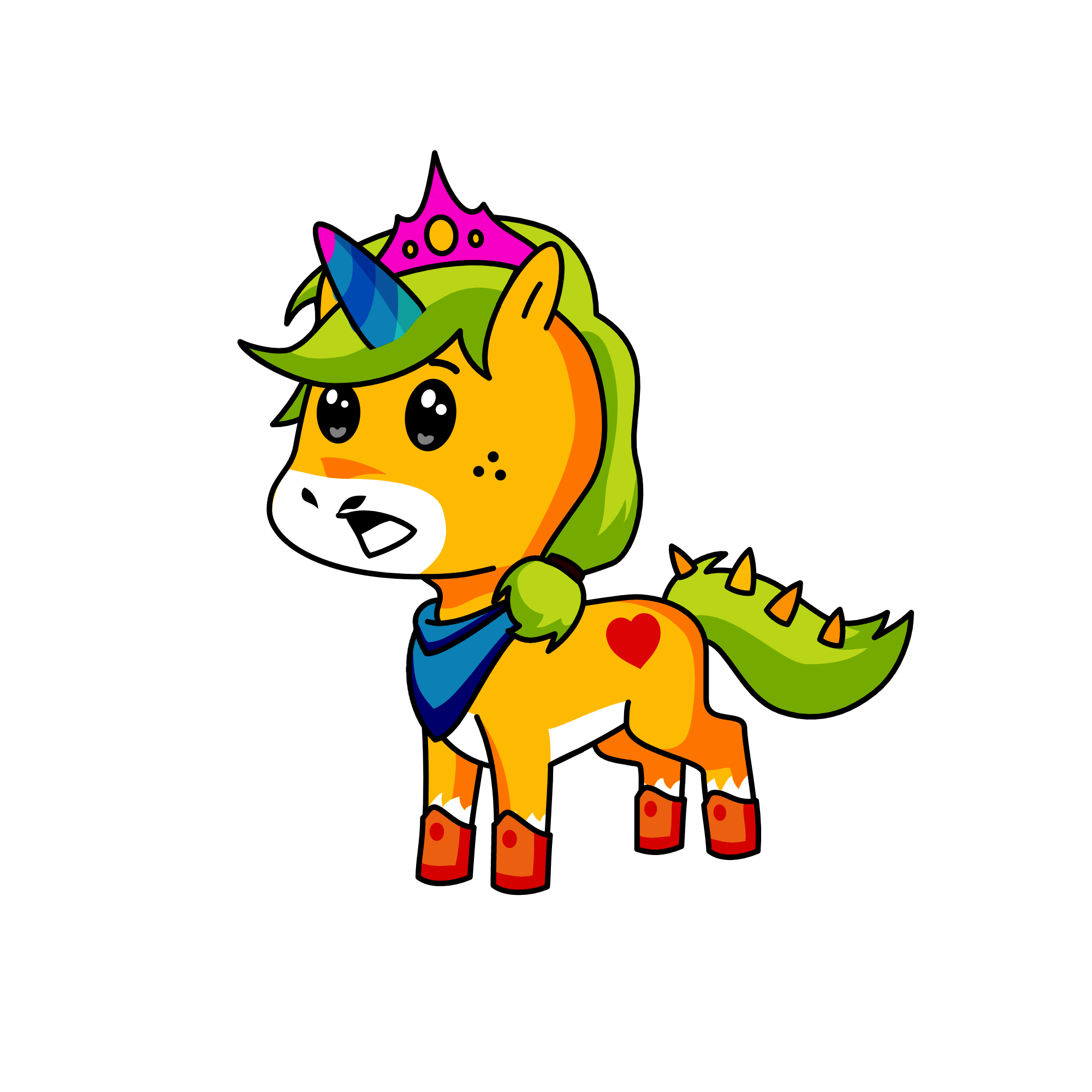 d, the unicorn
