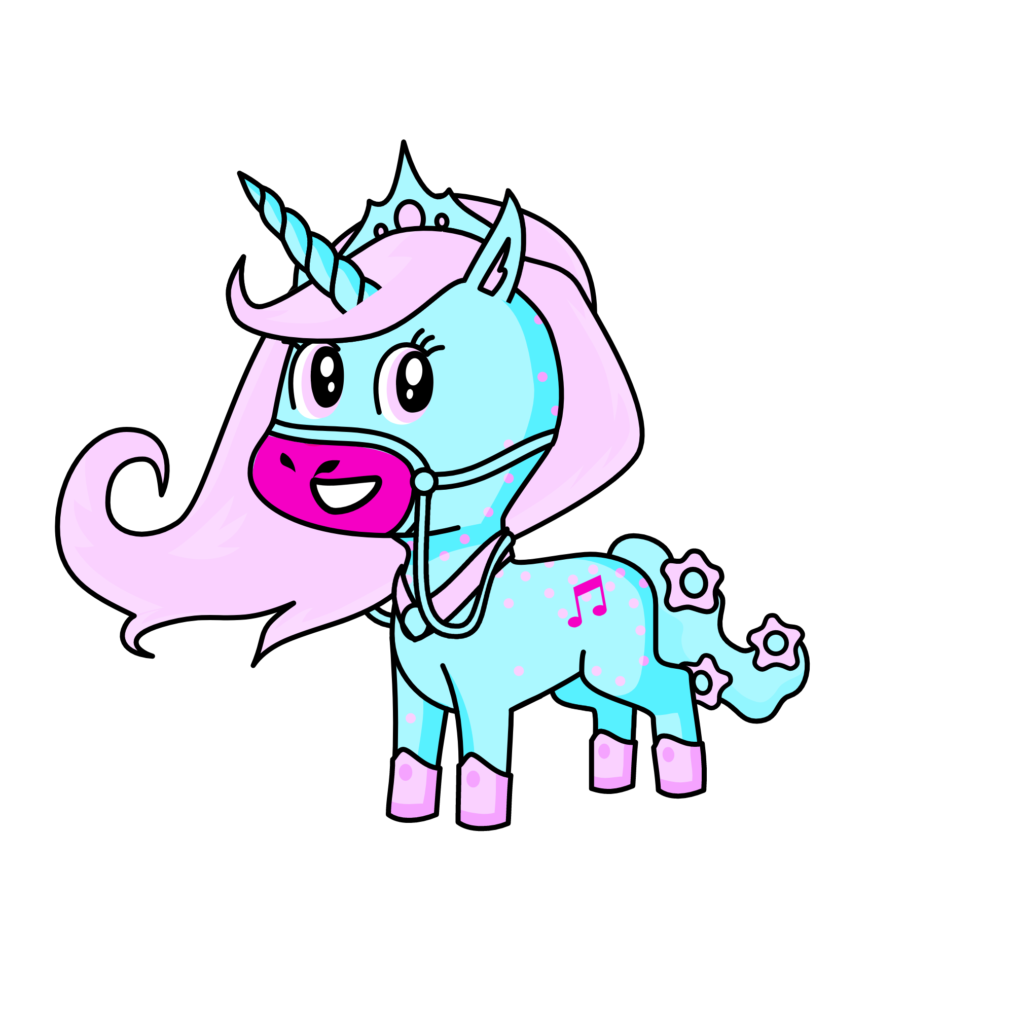 cotton cloud, the unicorn