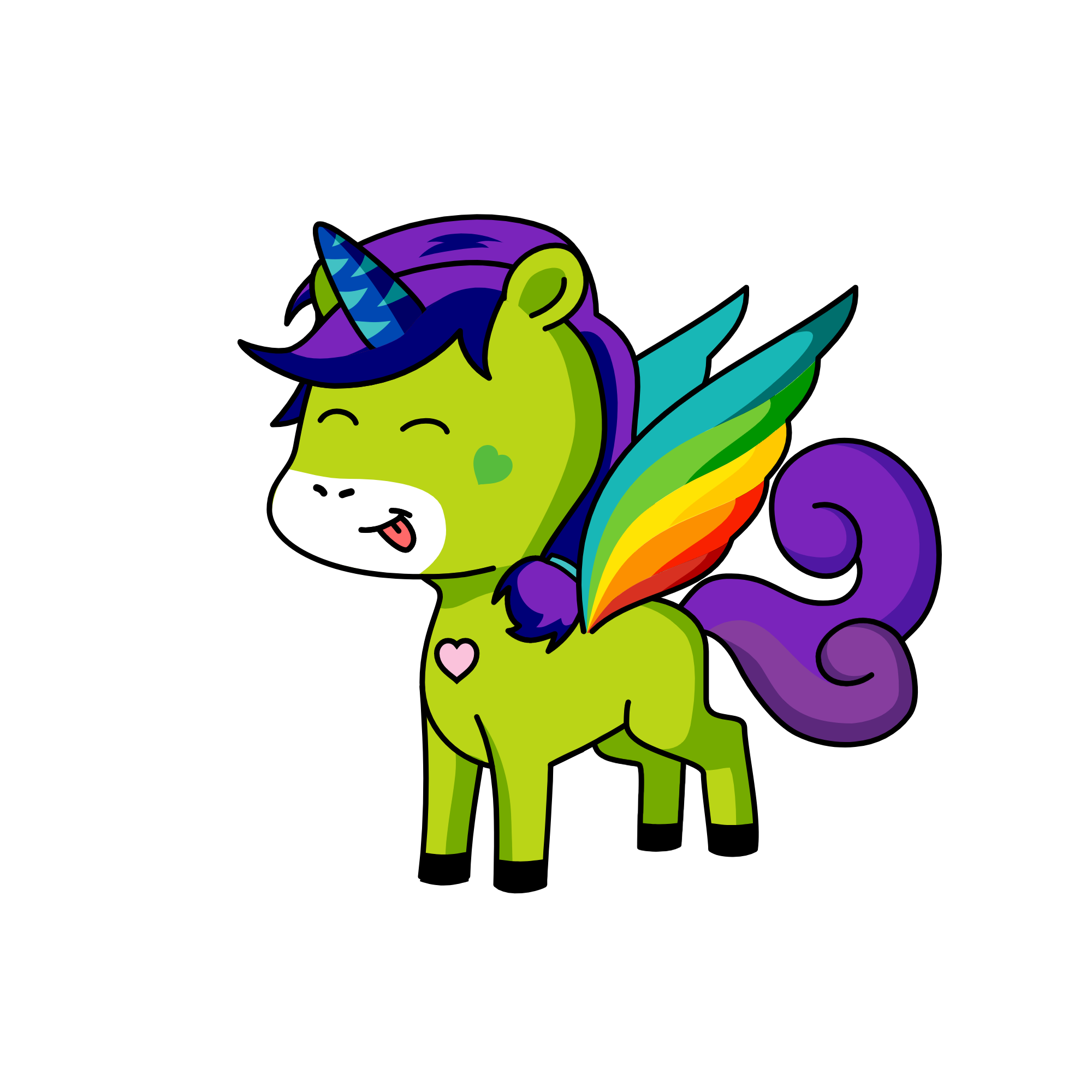 smelly, the unicorn