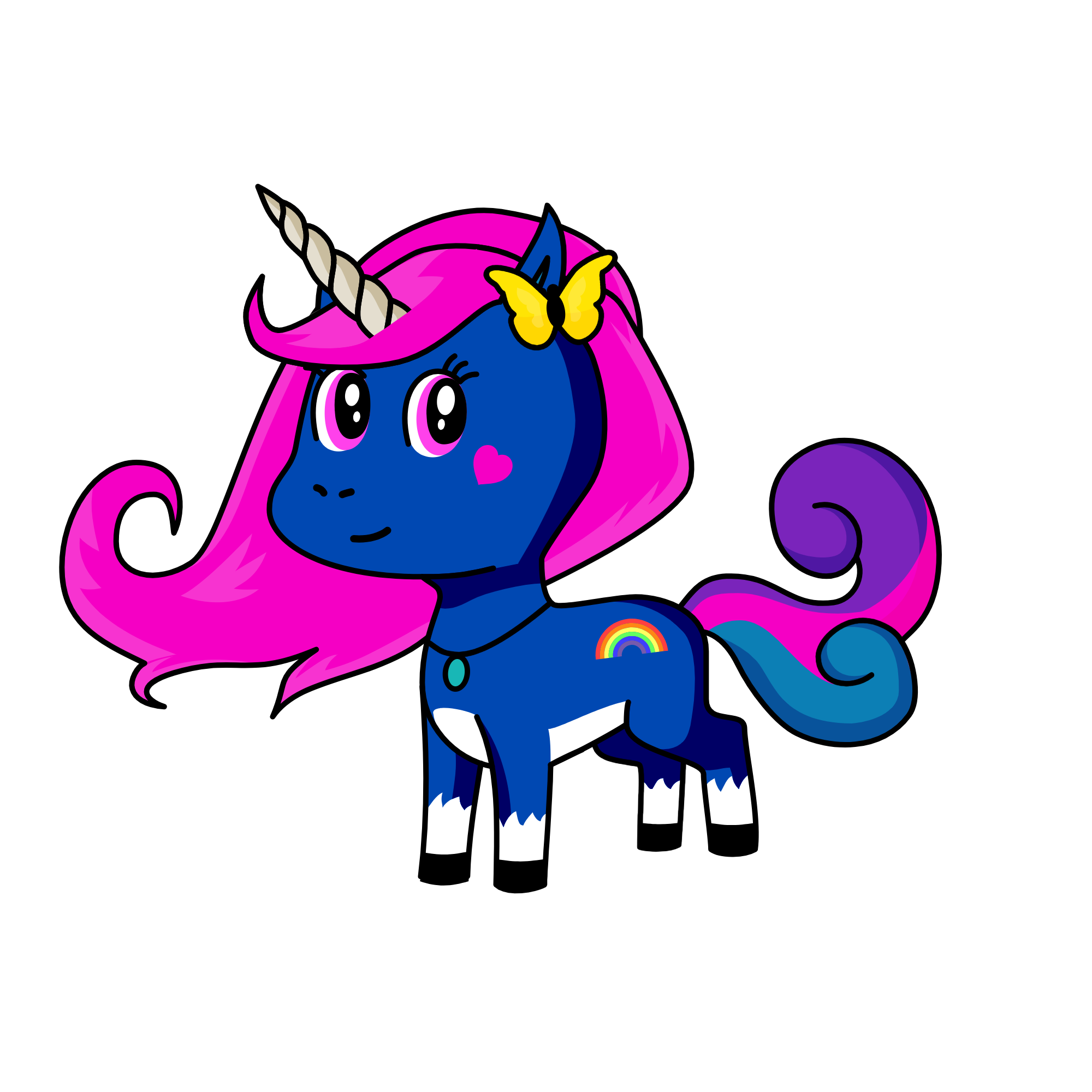 Cutie, the unicorn