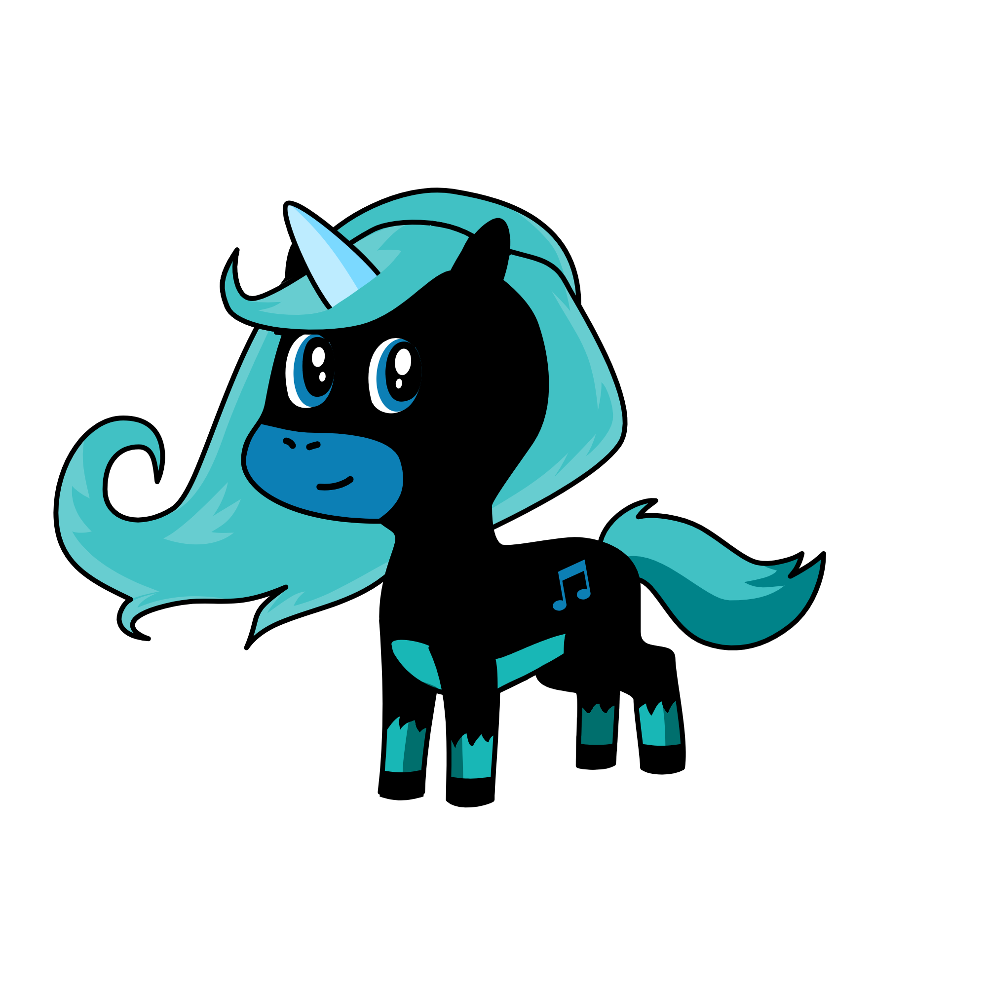 Shadow, the unicorn