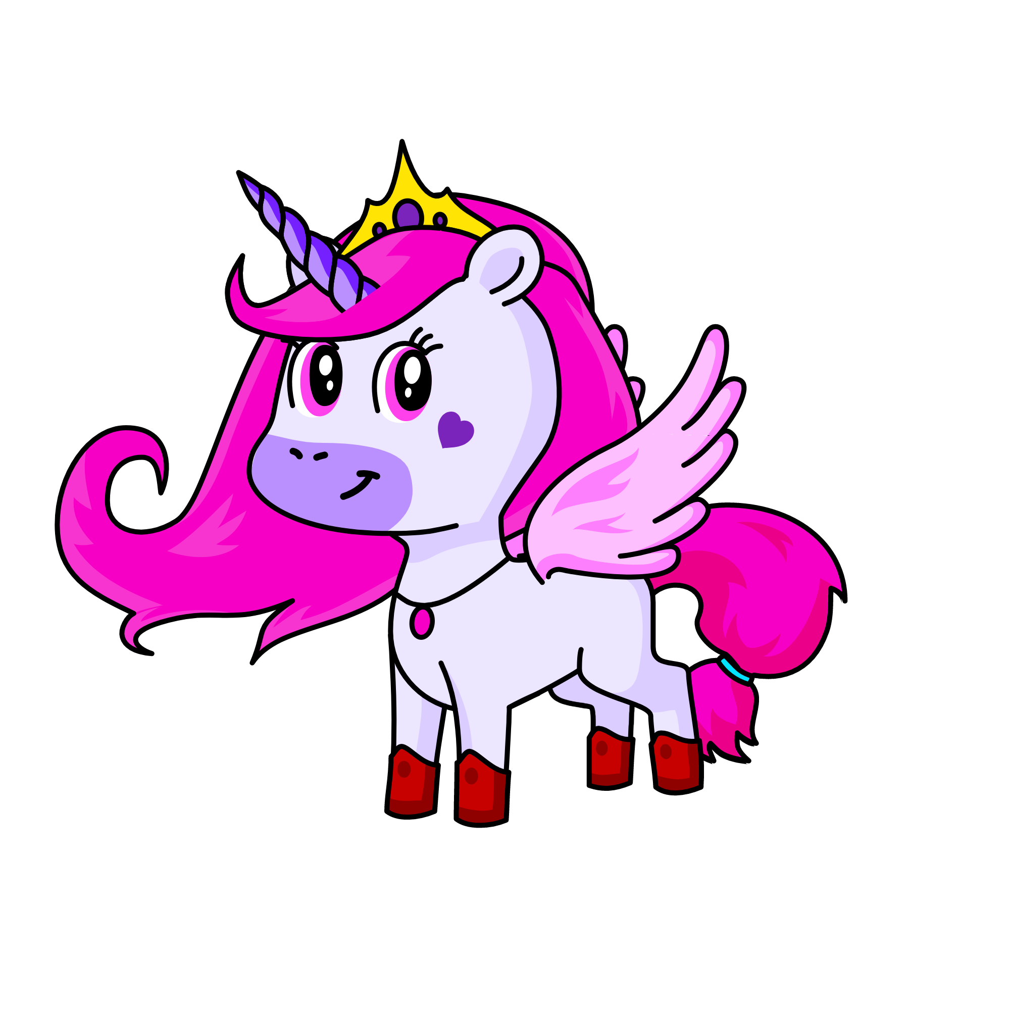 (* ￣3)(ε￣ *), the unicorn