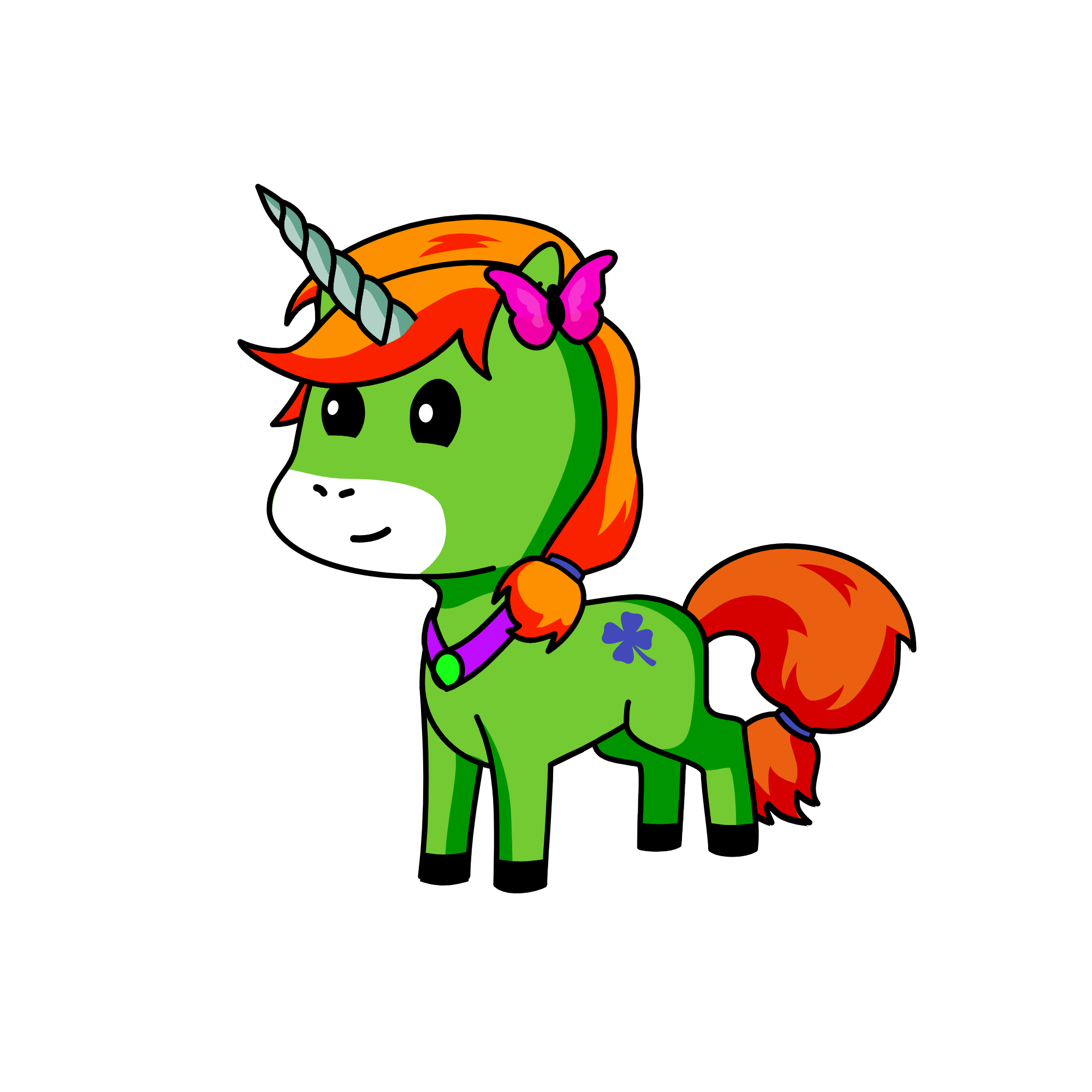 Bloom, the unicorn