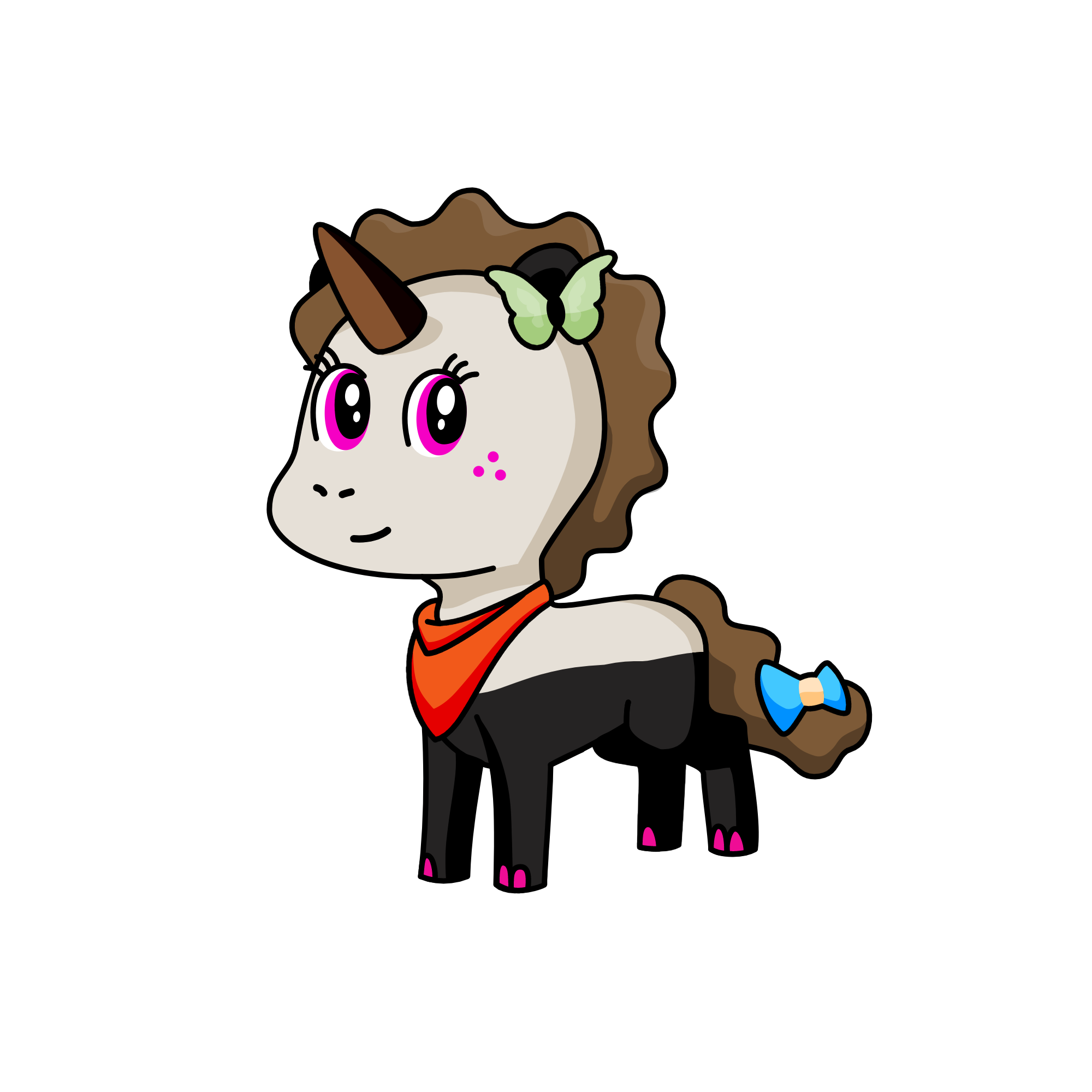 Midnight Josy, the unicorn