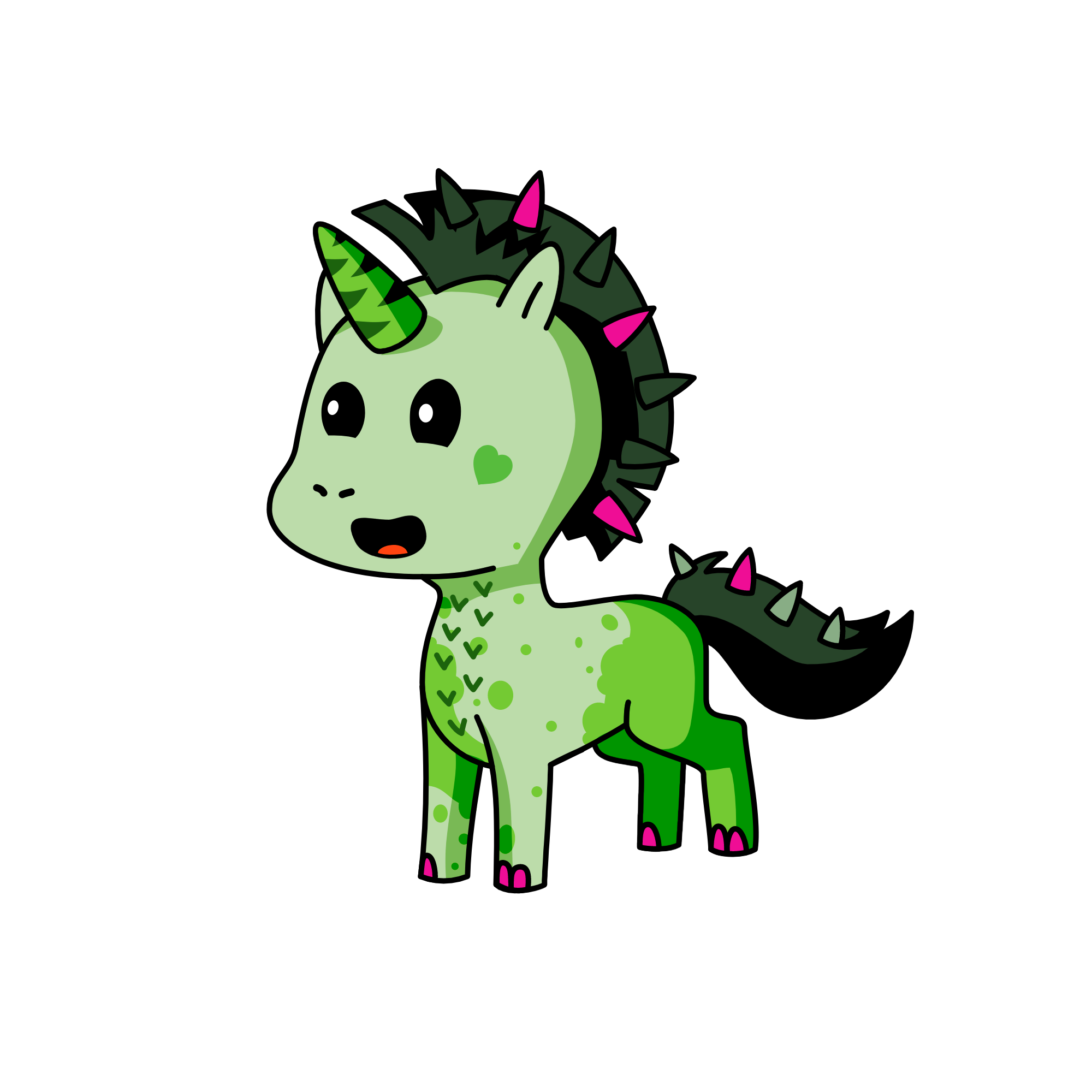 Spiky Smith, the unicorn
