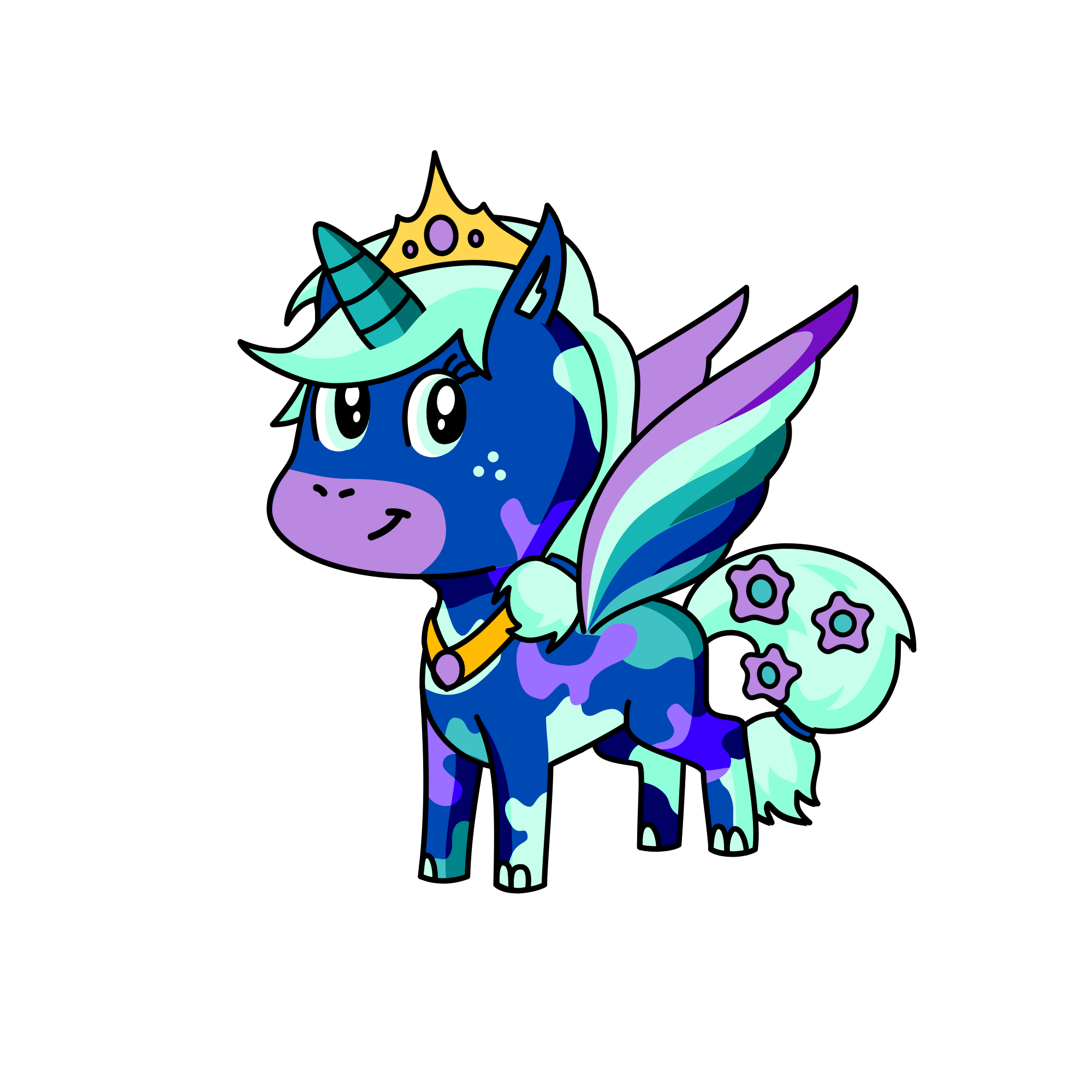 Princess moona, the unicorn