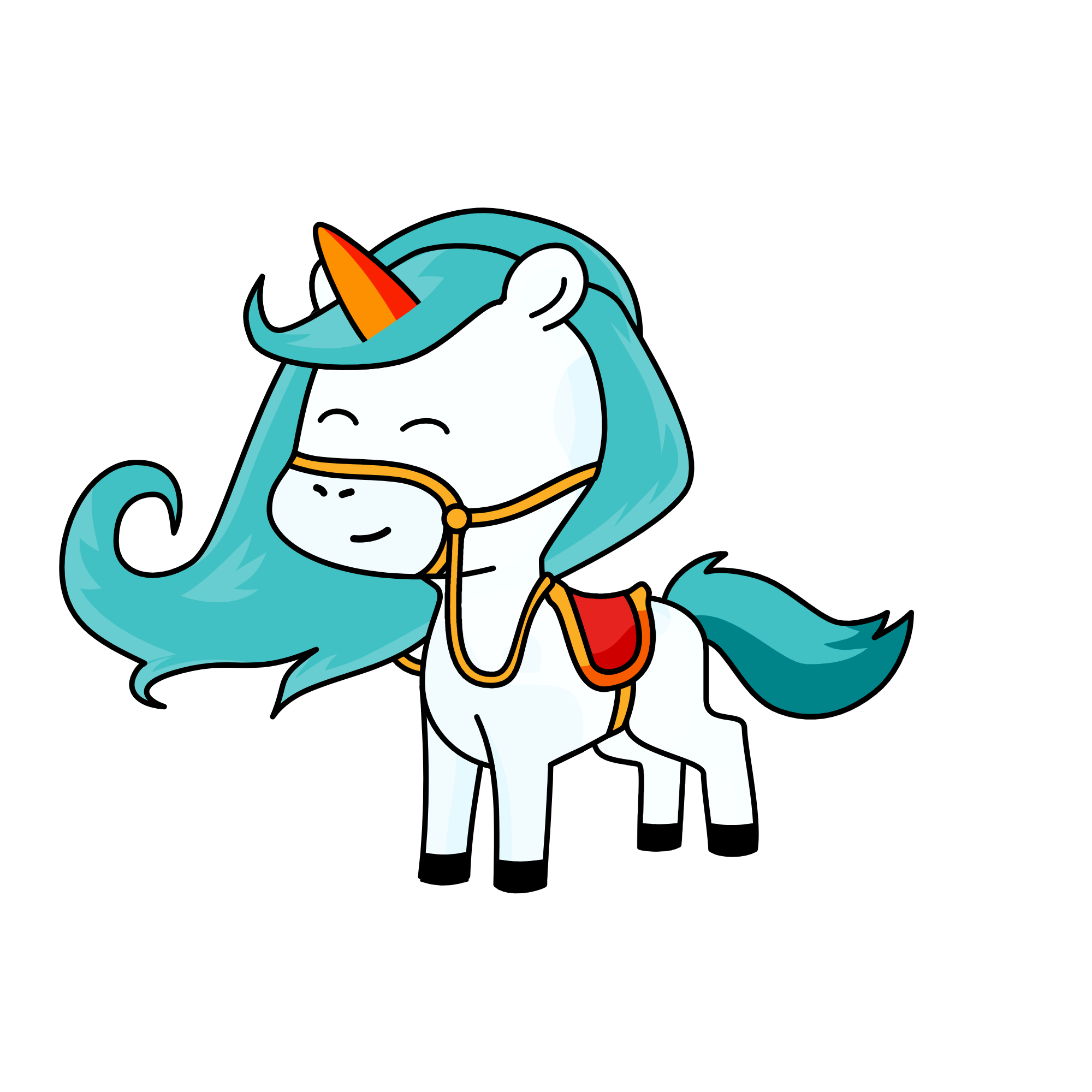 Winter, the unicorn