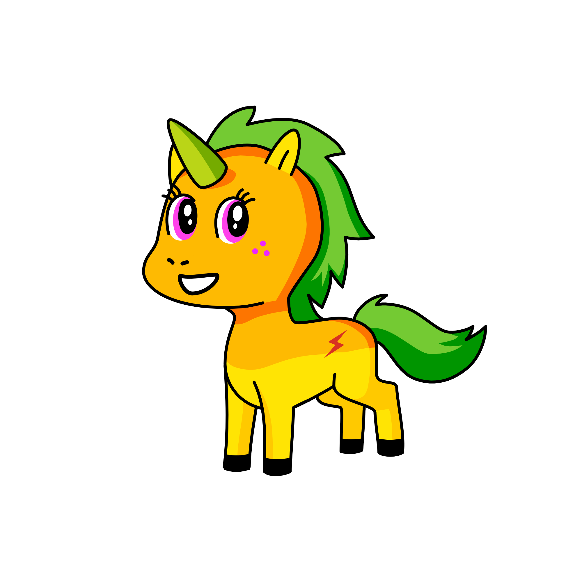 fiery, the unicorn