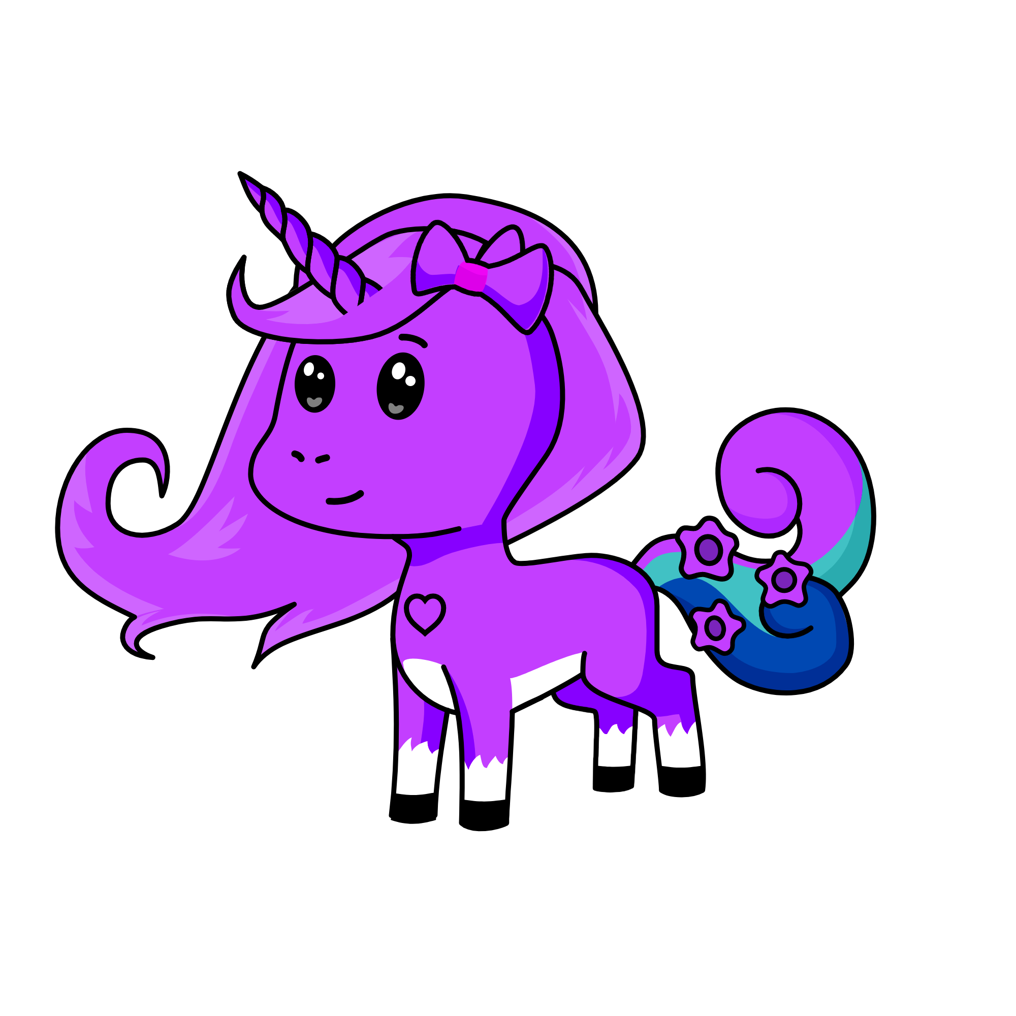 sine in the snow , the unicorn