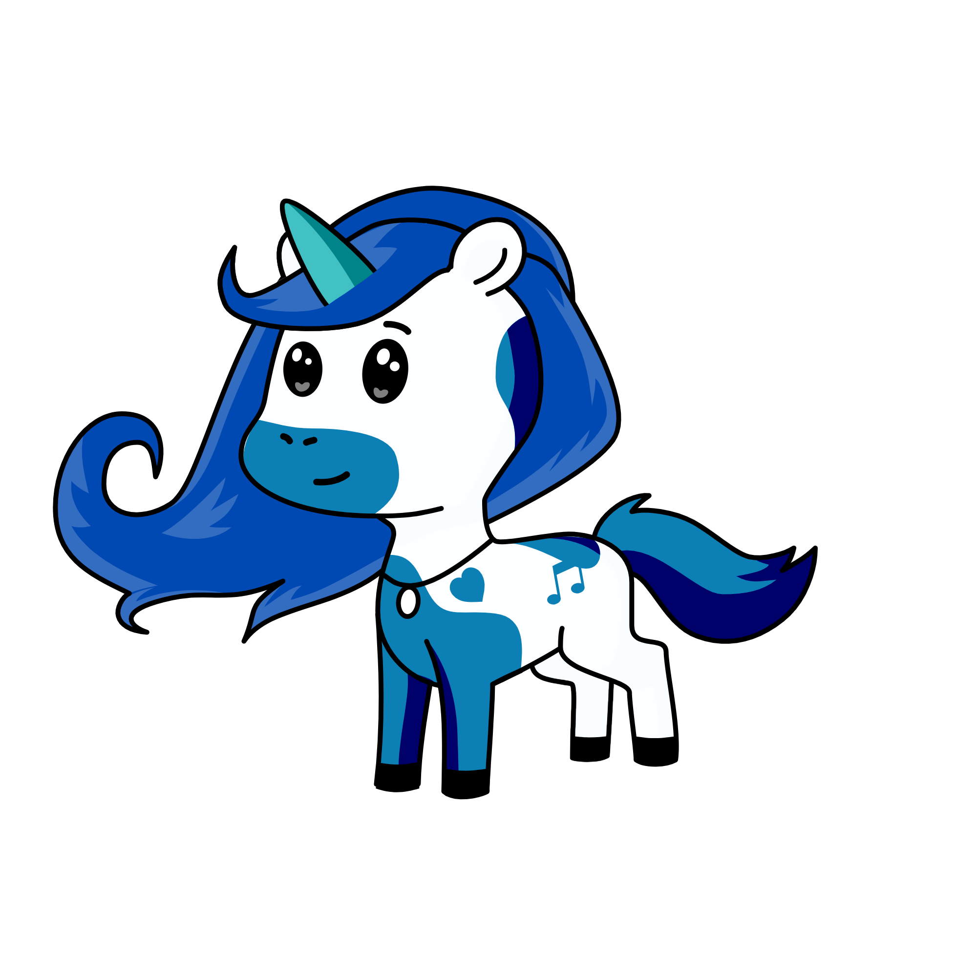 Music, the unicorn