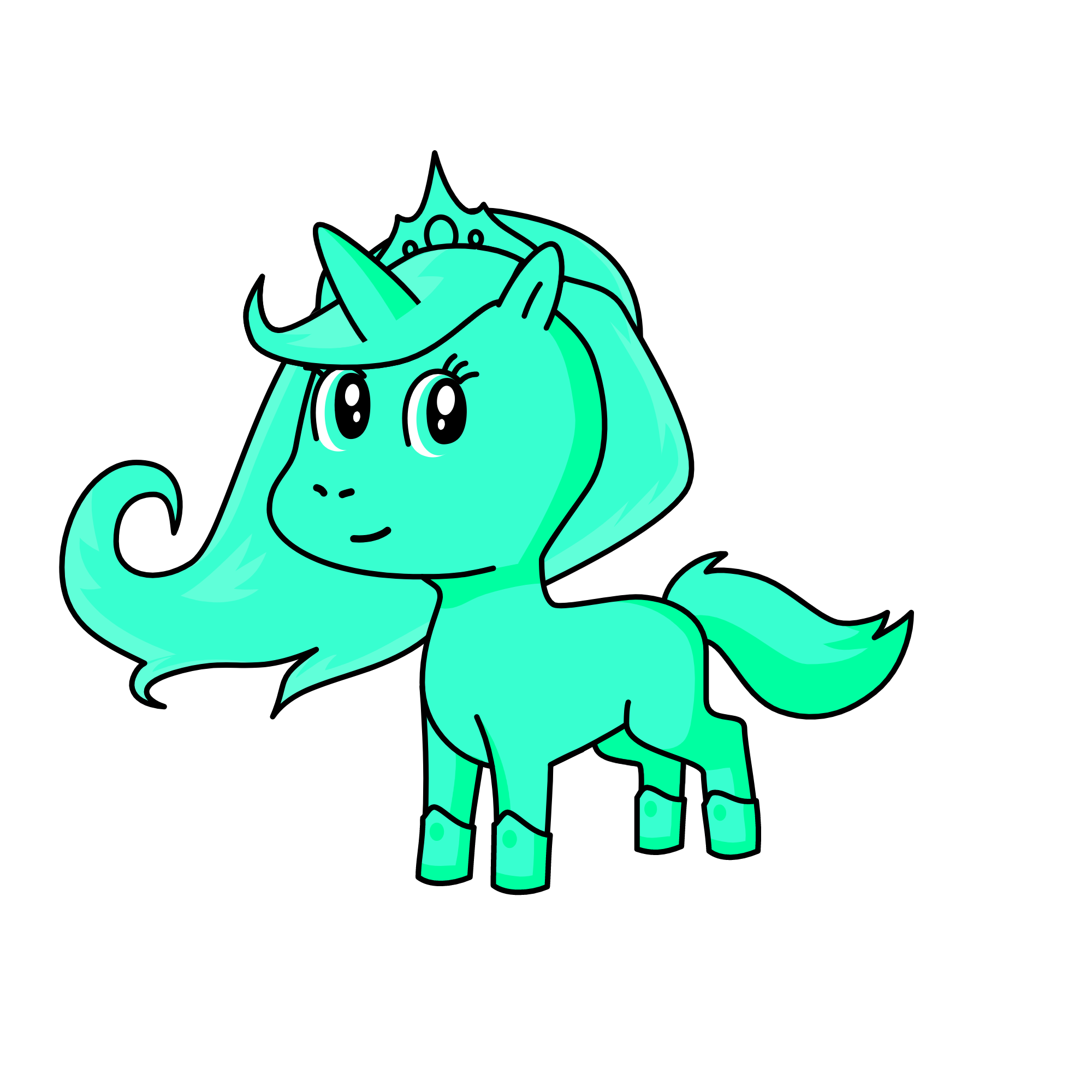 diamond Queen, the unicorn