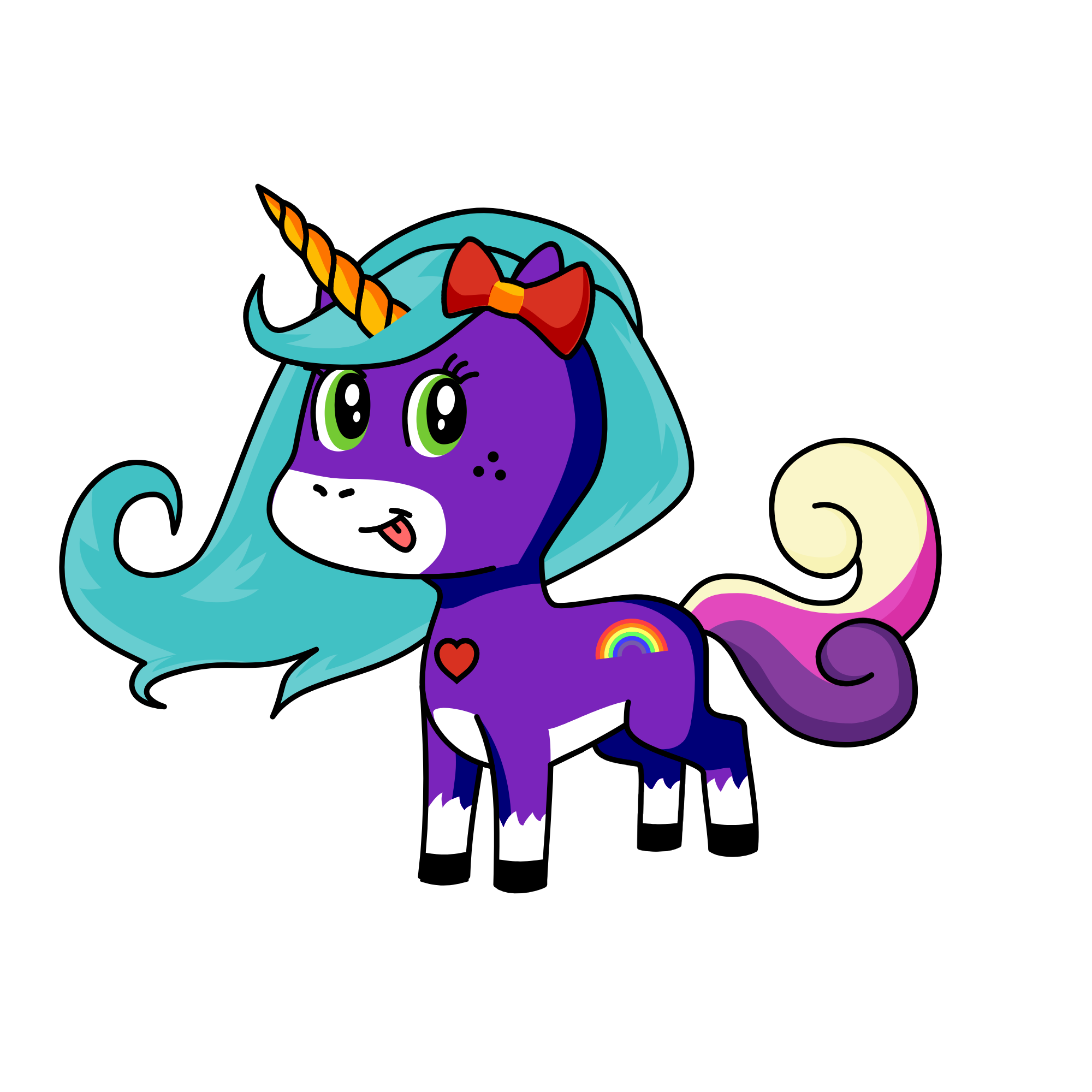 male, the unicorn