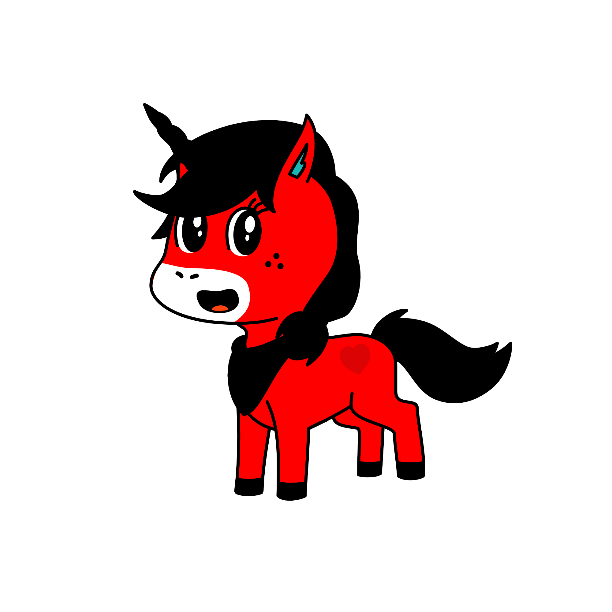 Midnight, the unicorn