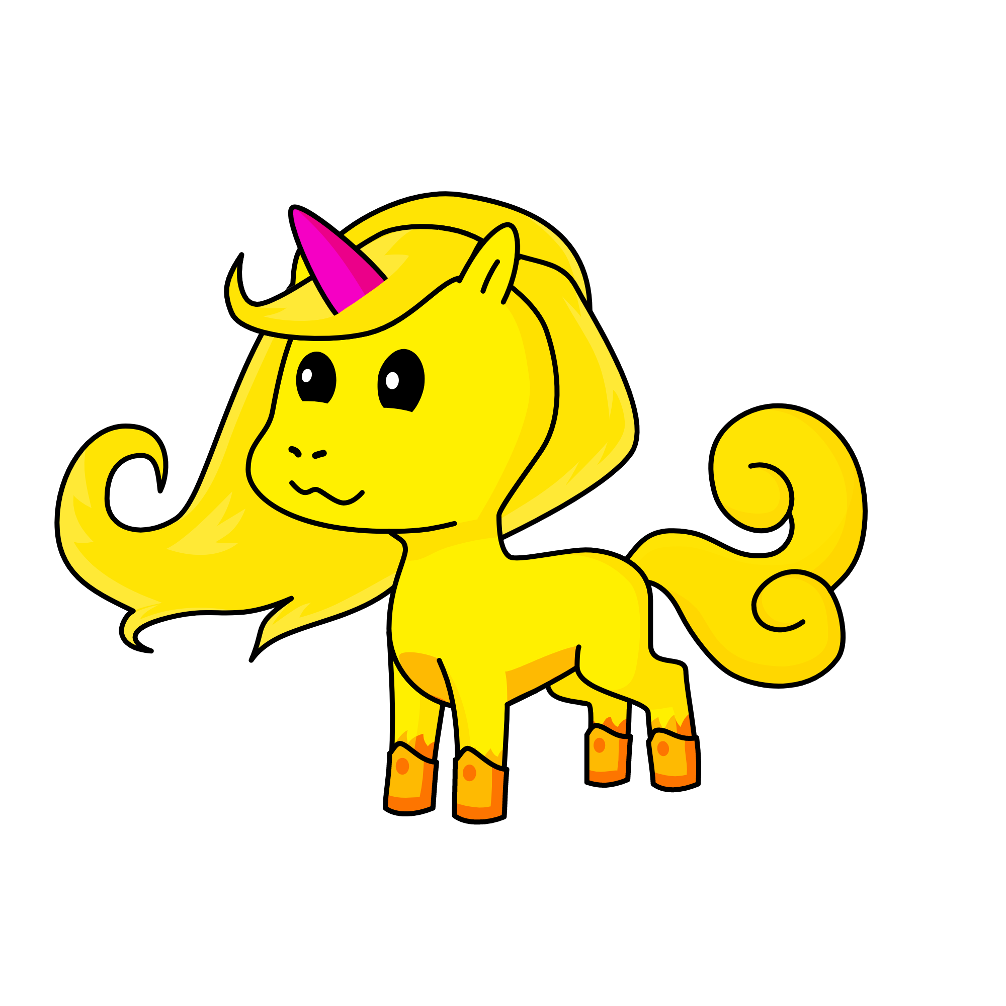 Chica The chicken, the unicorn