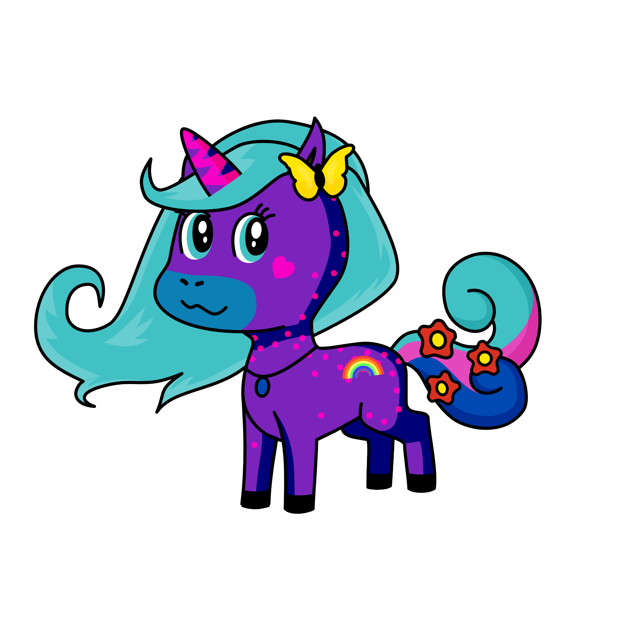 Sparkle PinkHeart, the unicorn