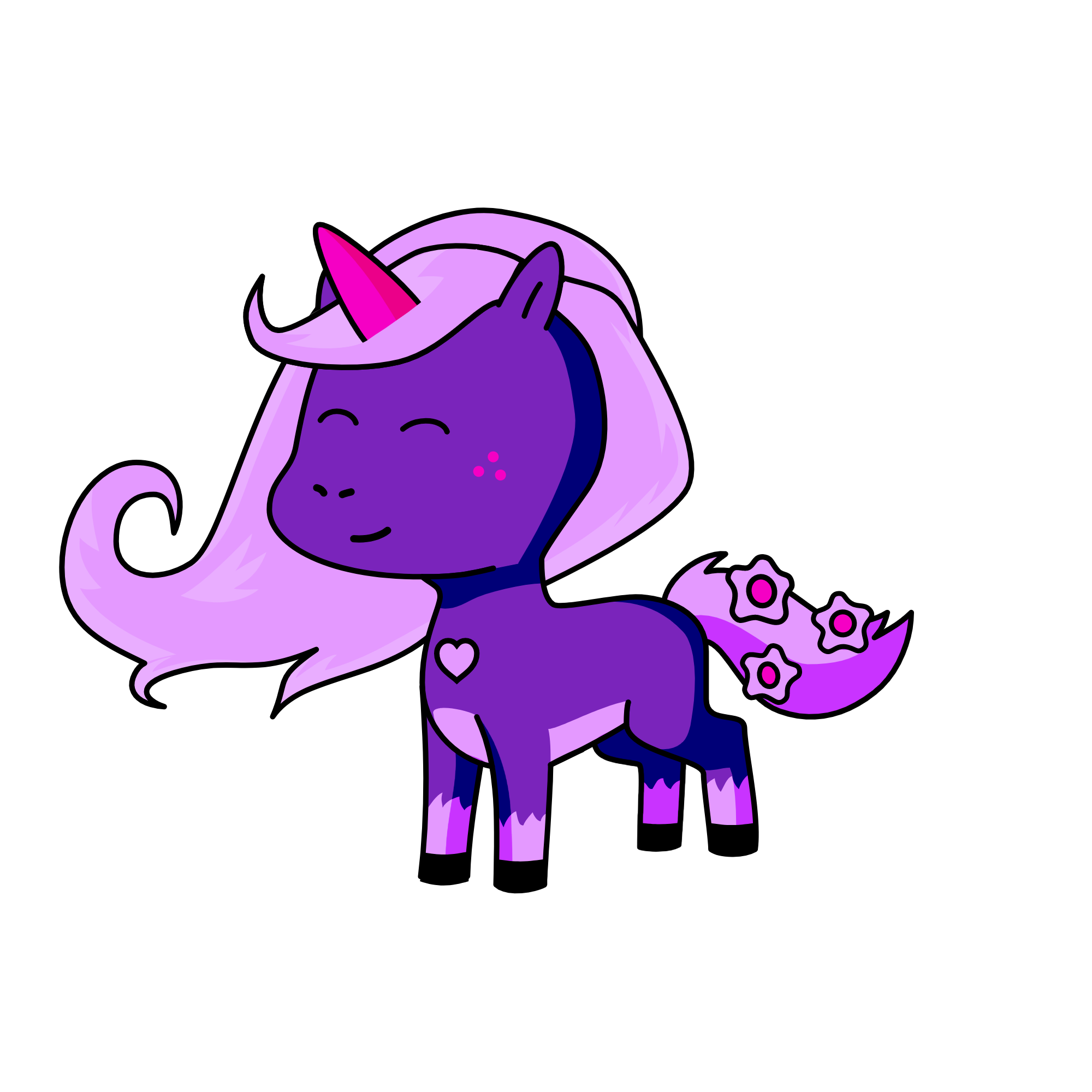 Sugar Plum, the unicorn