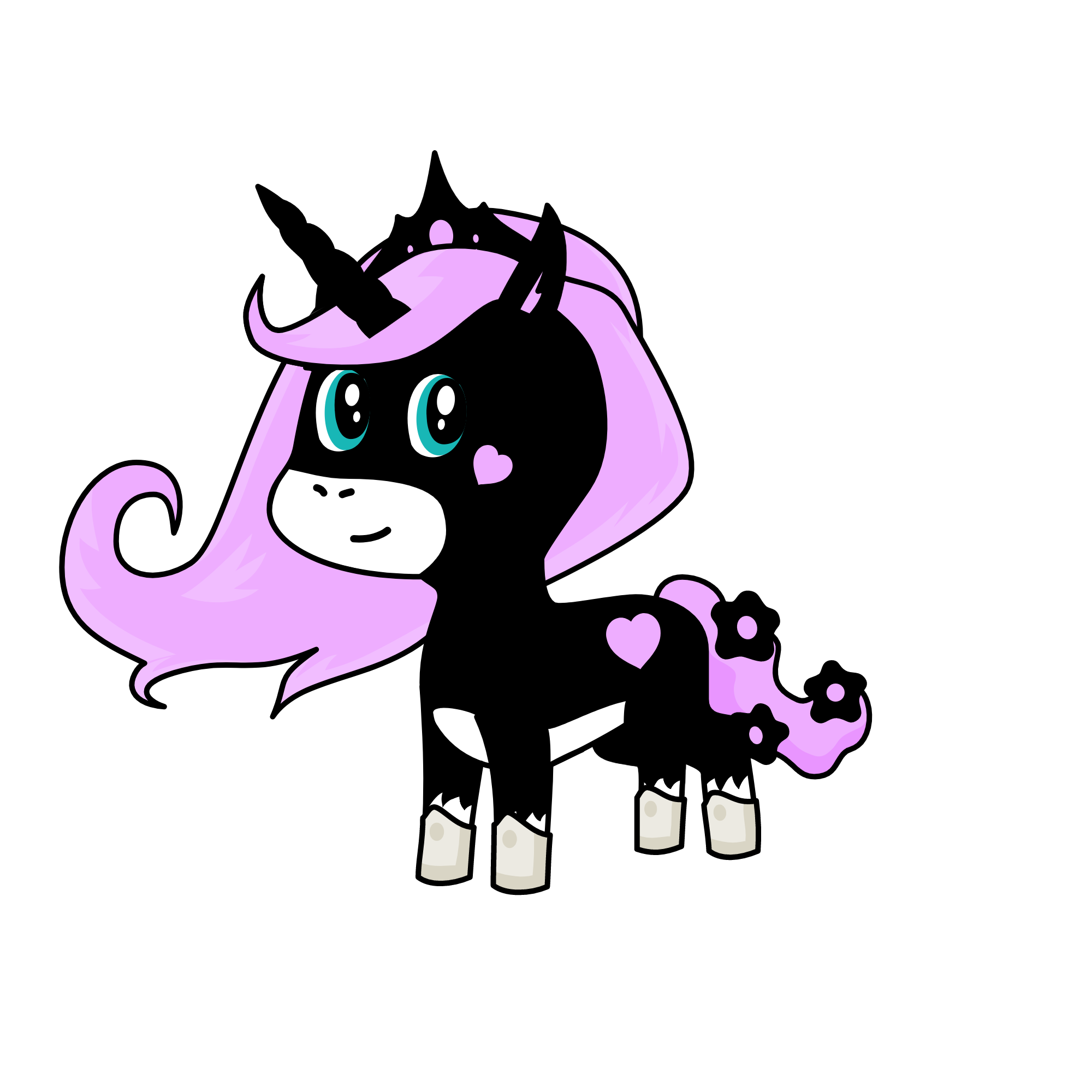 night sky, the unicorn
