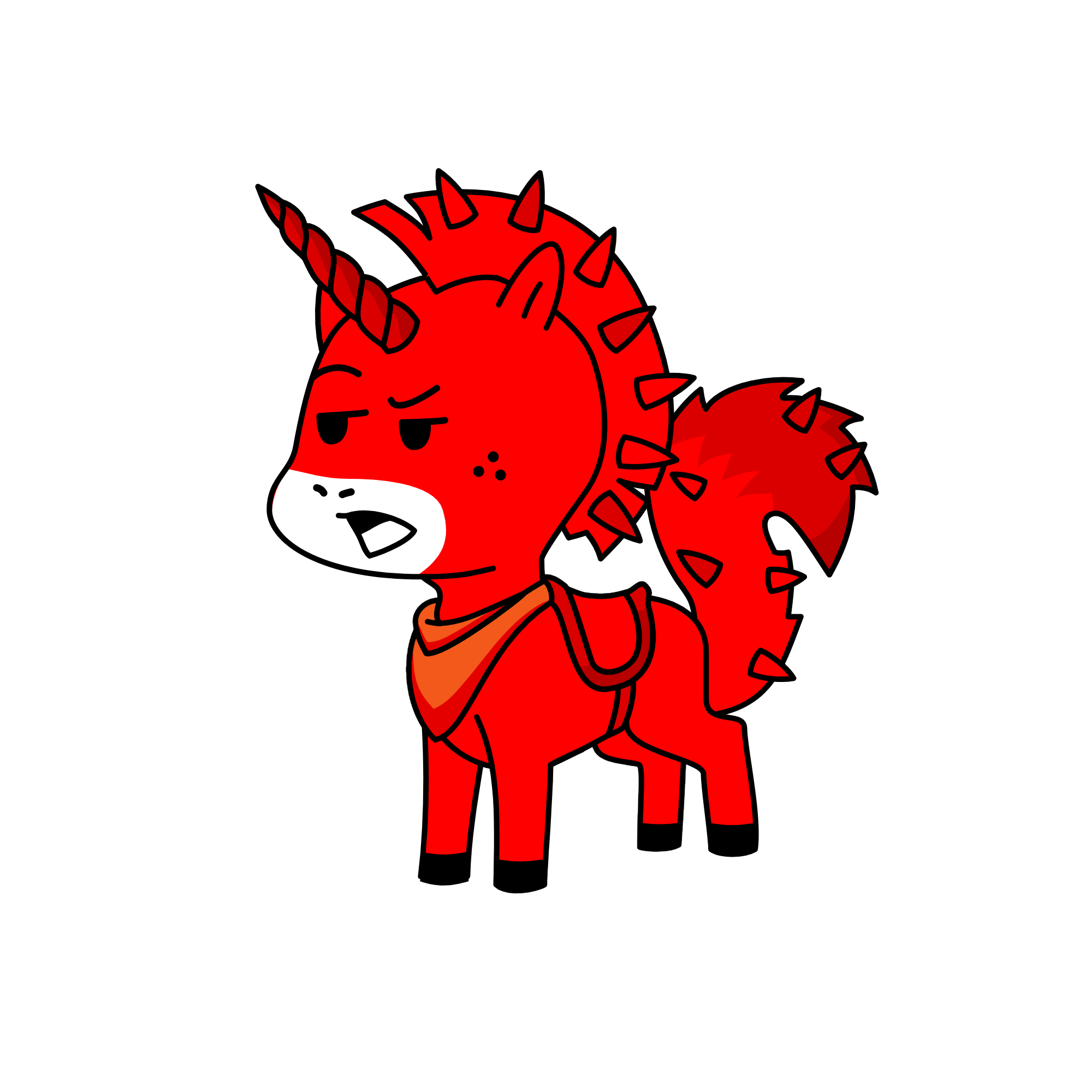flame, the unicorn