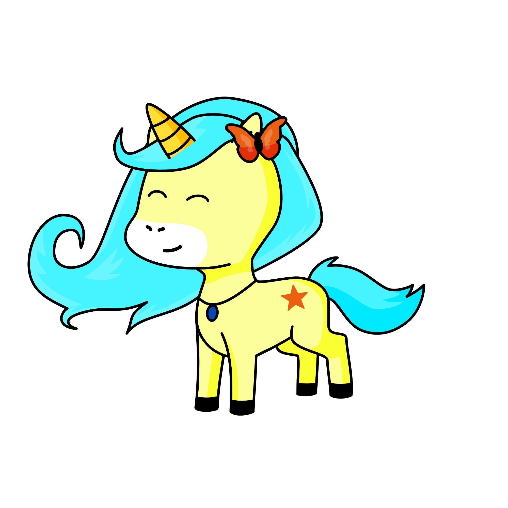 nana, the unicorn
