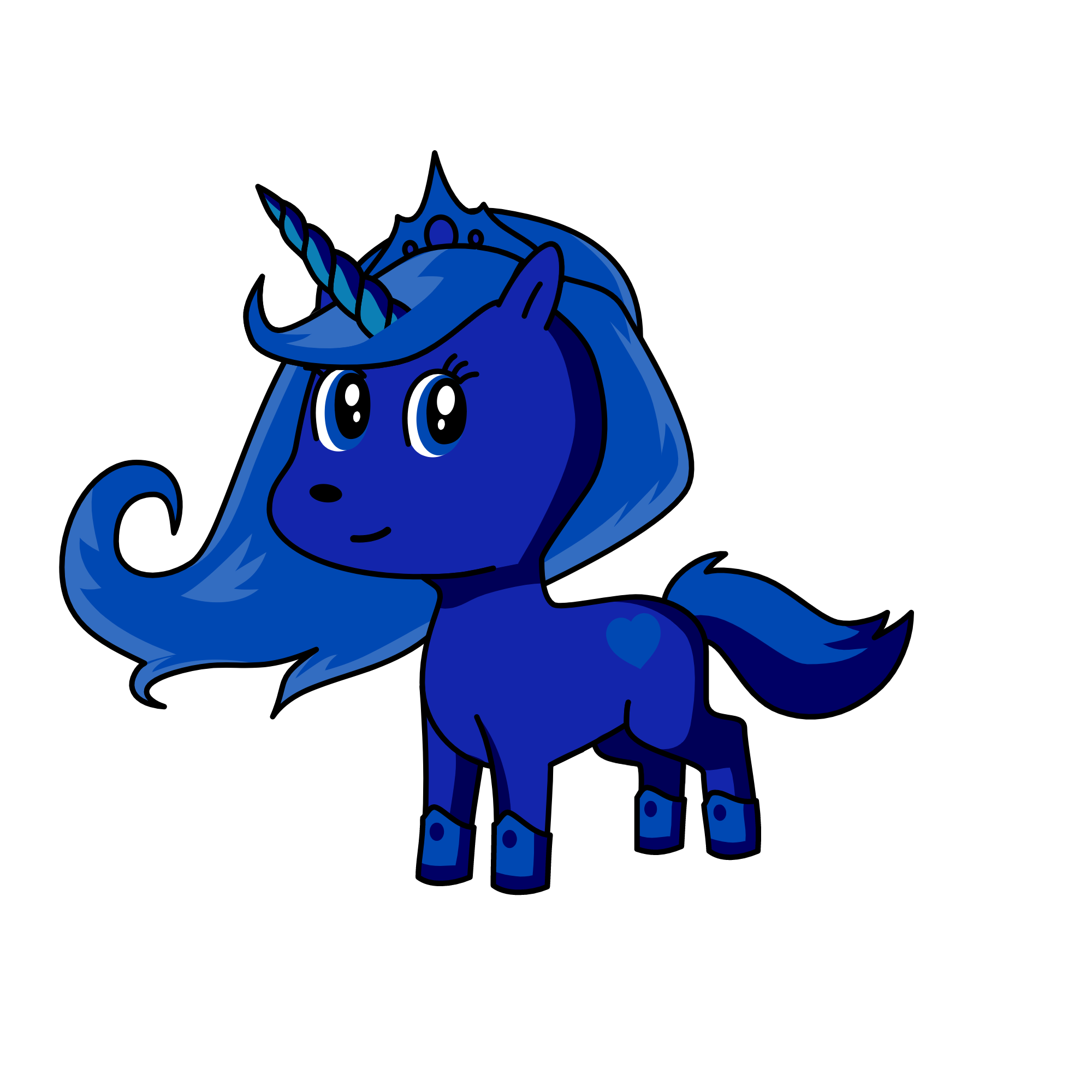 Nightmare Moon, the unicorn