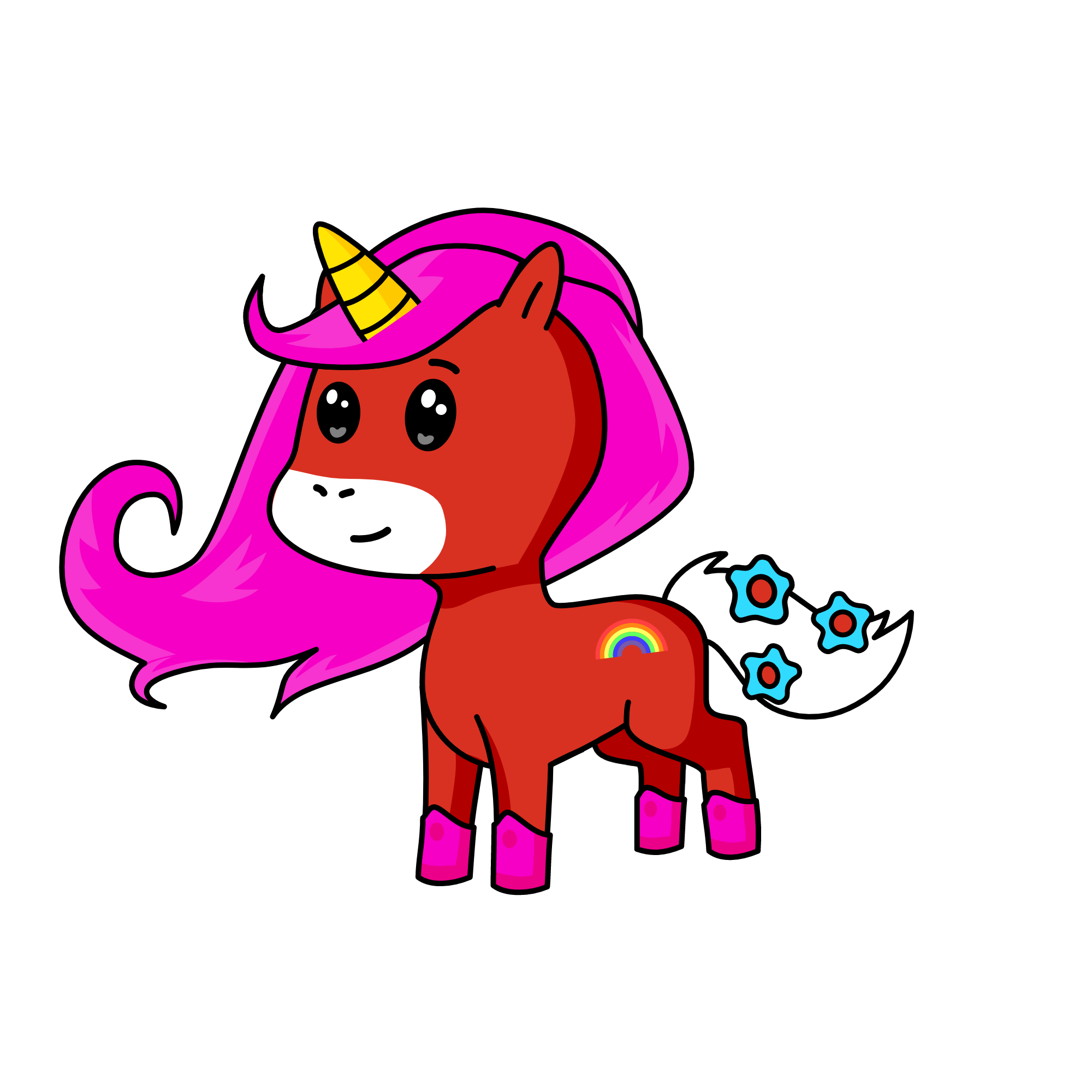 Poni, the unicorn