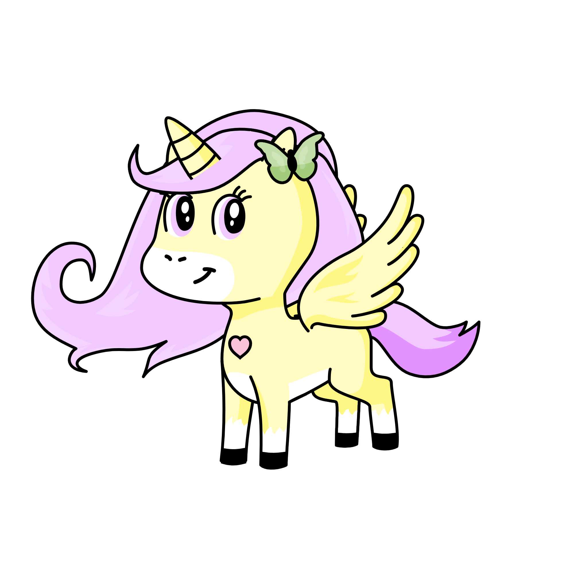fluttershy, the unicorn