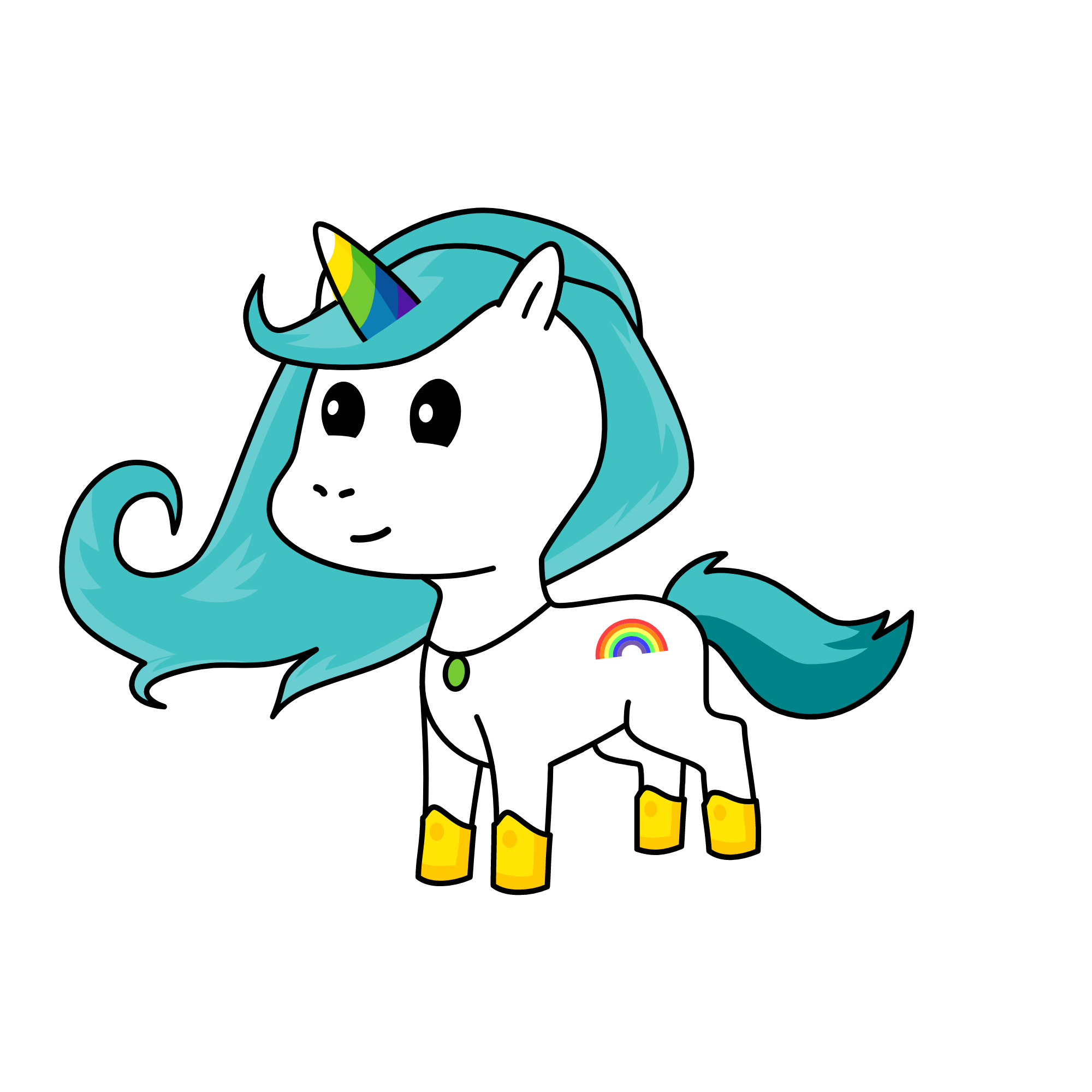 Daughter Of The Rainbow, the unicorn