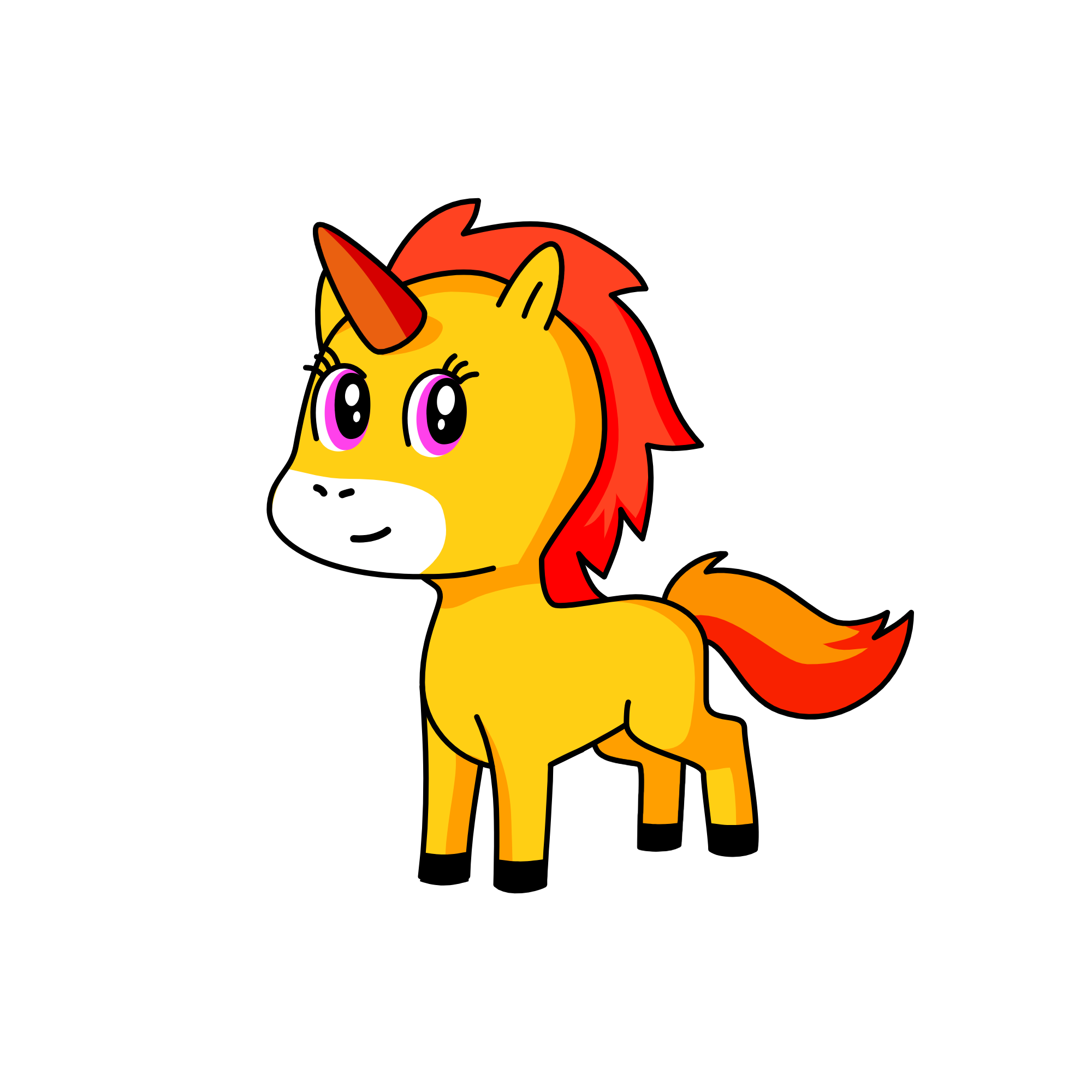 Sunset Sparkle, the unicorn