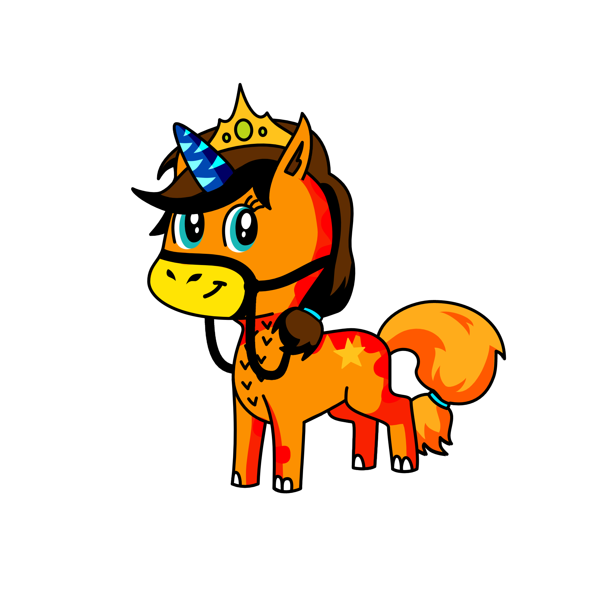 Sandy, the unicorn