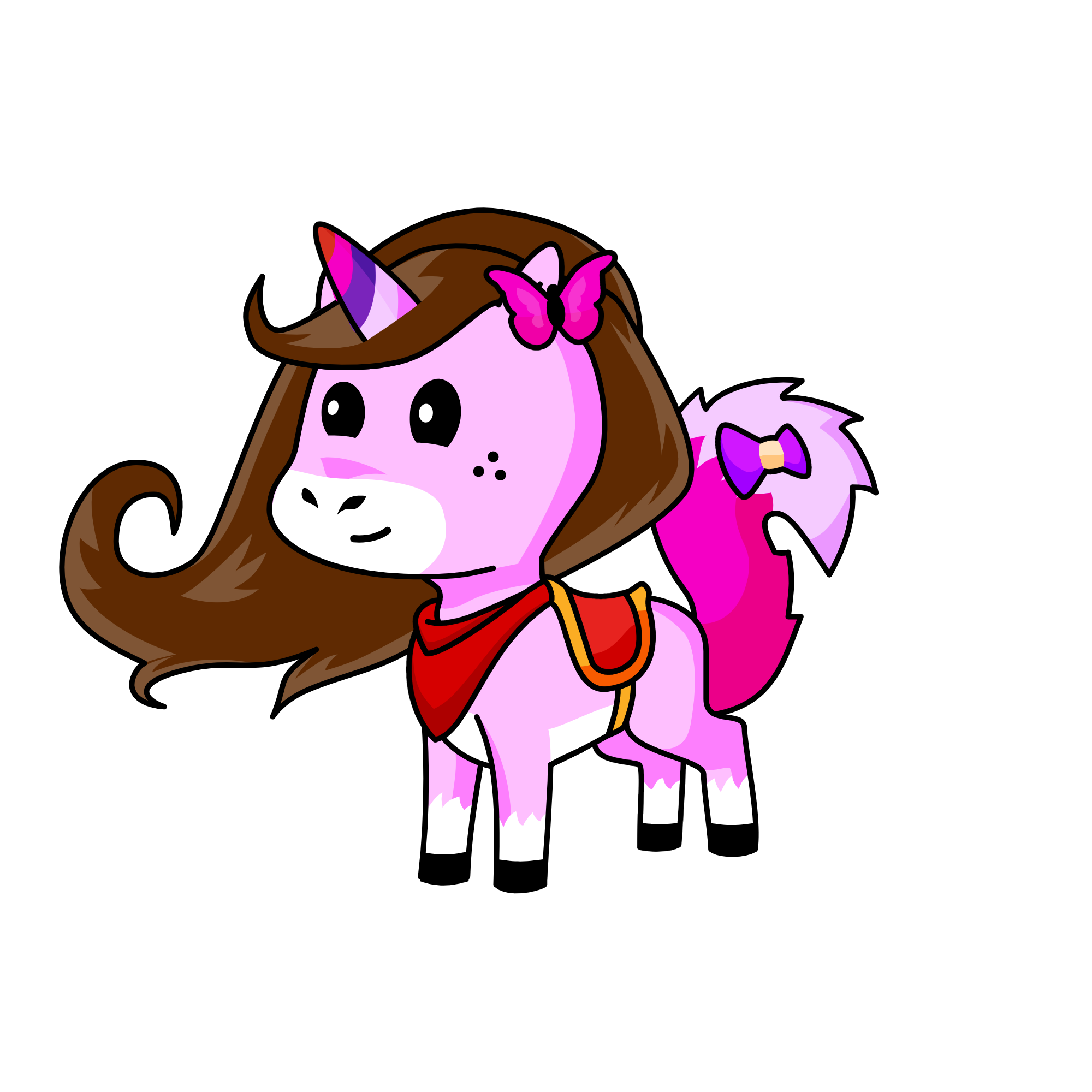 Pinks, the unicorn