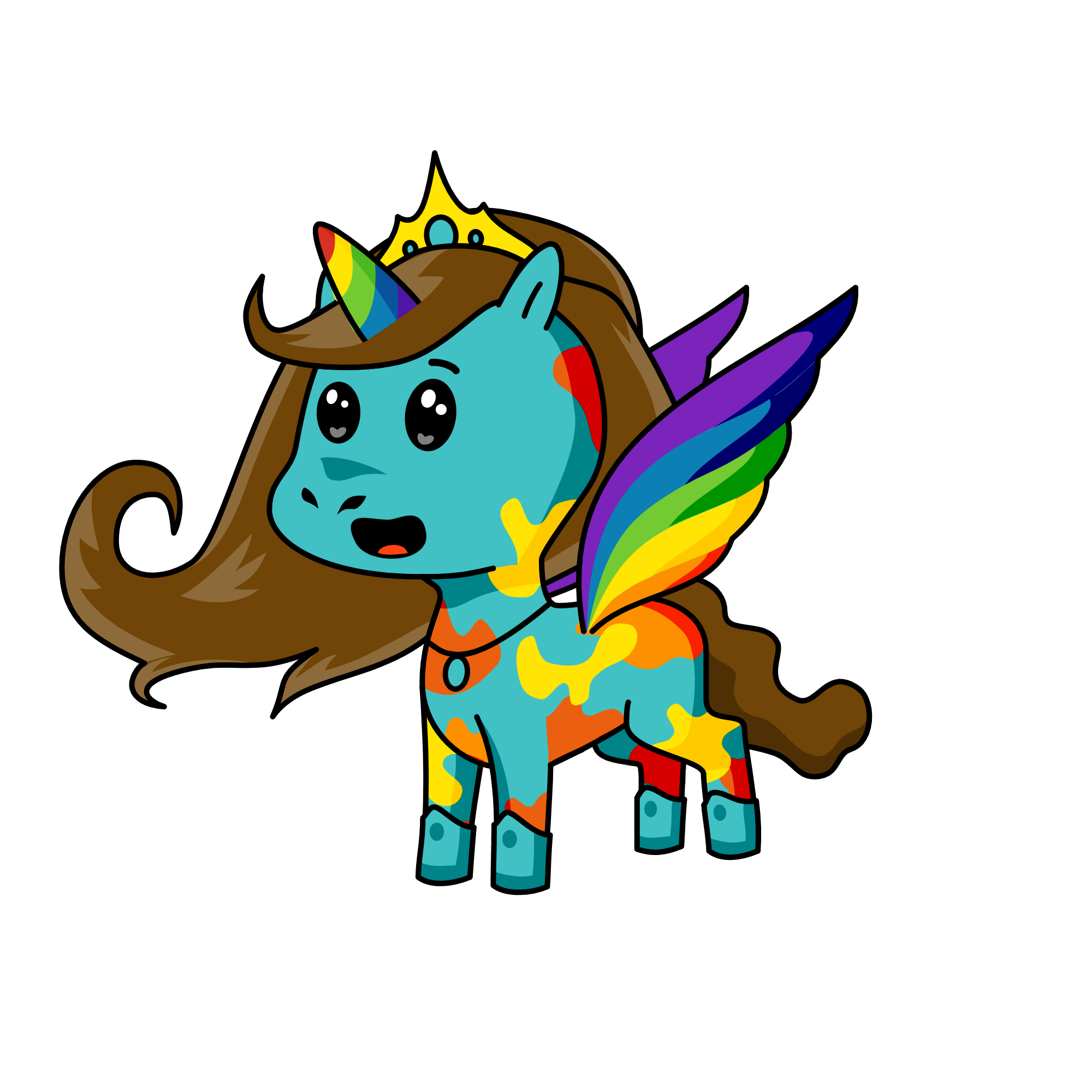rainbow, the unicorn