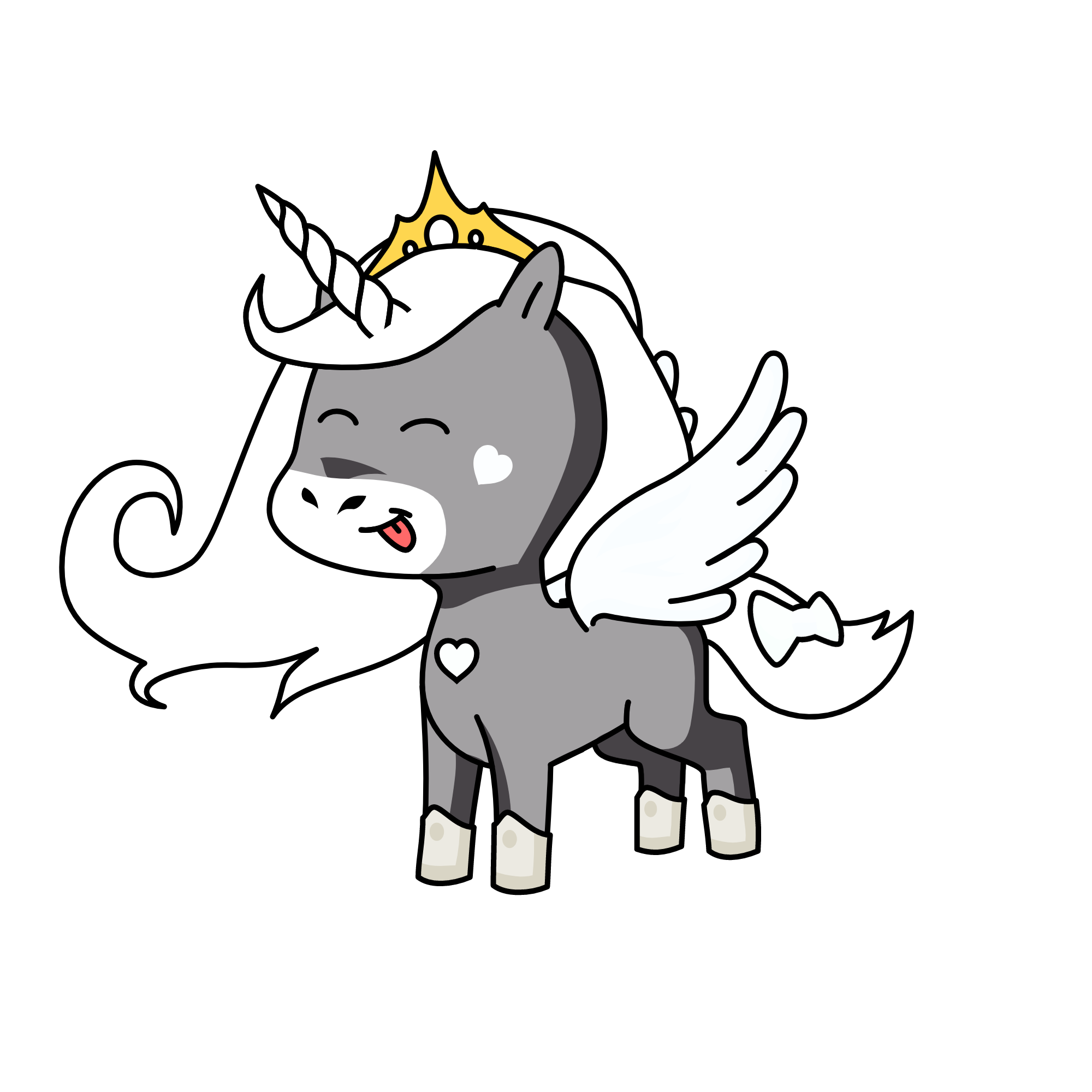 reina blanca, the unicorn