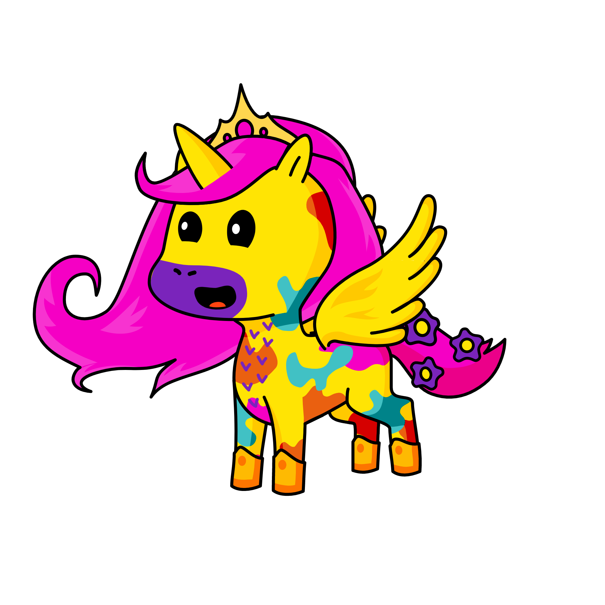 la reina de la arte, the unicorn