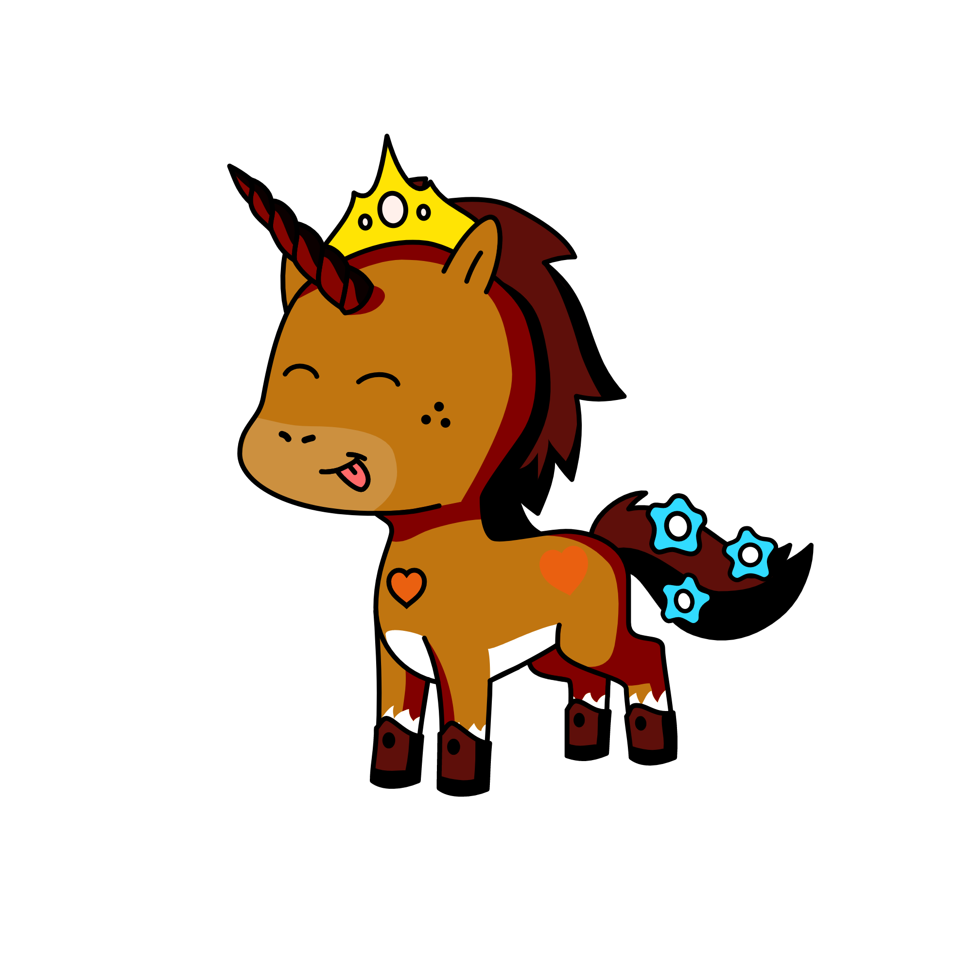 caramel, the unicorn