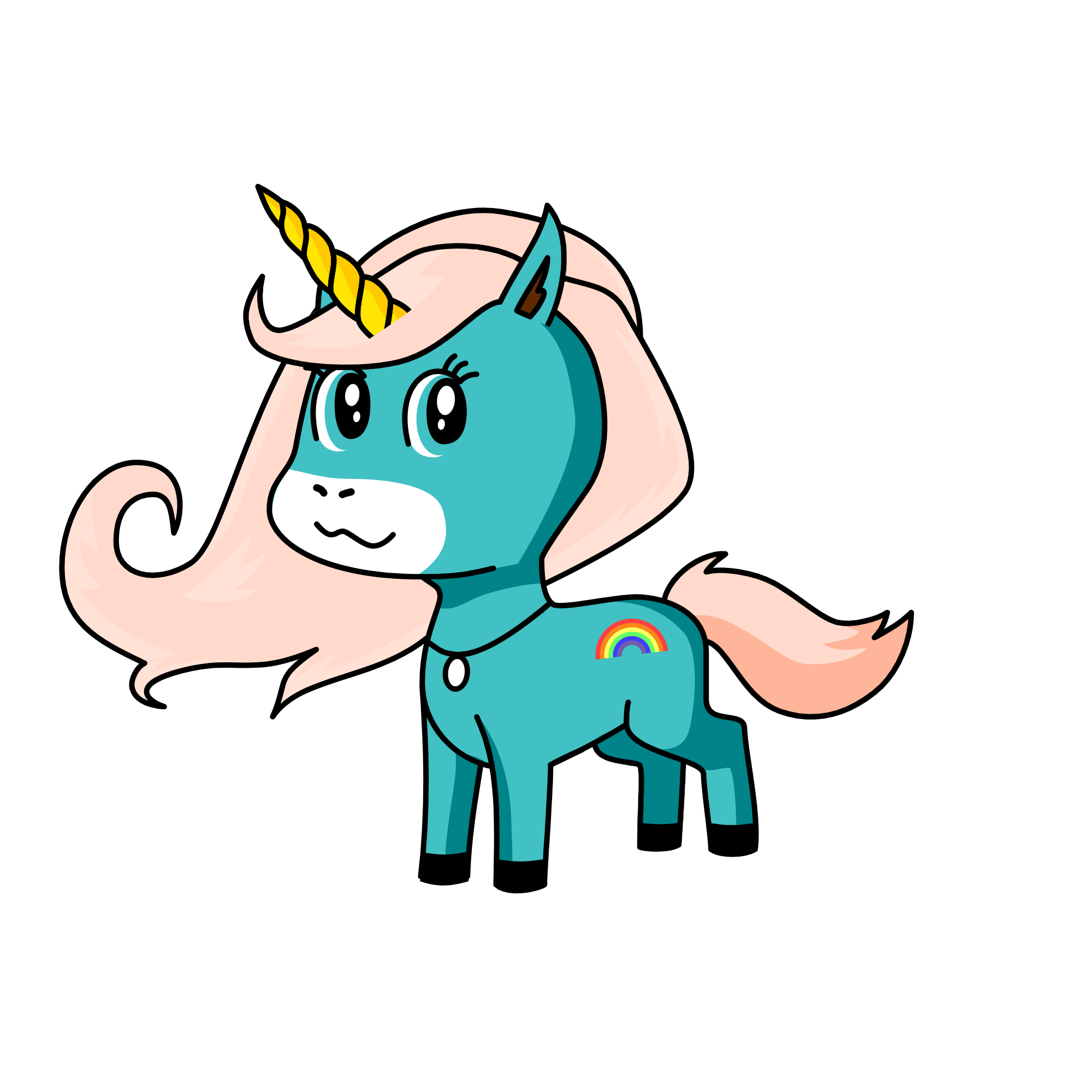 blue galaxy, the unicorn