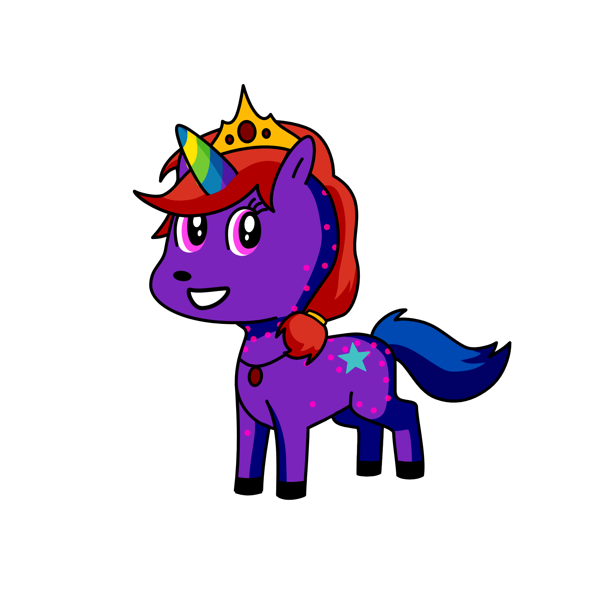 rose, the unicorn