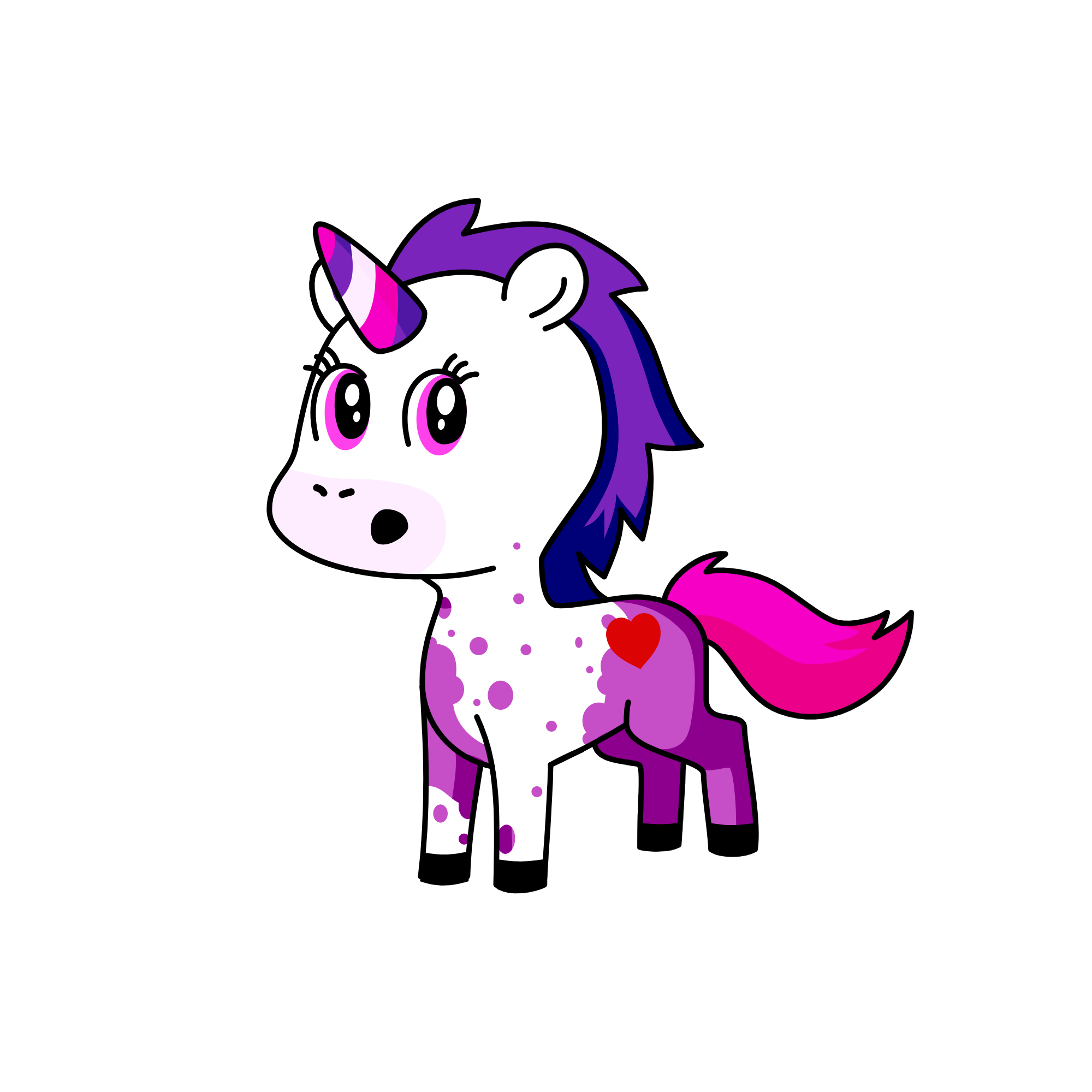 dreamy, the unicorn
