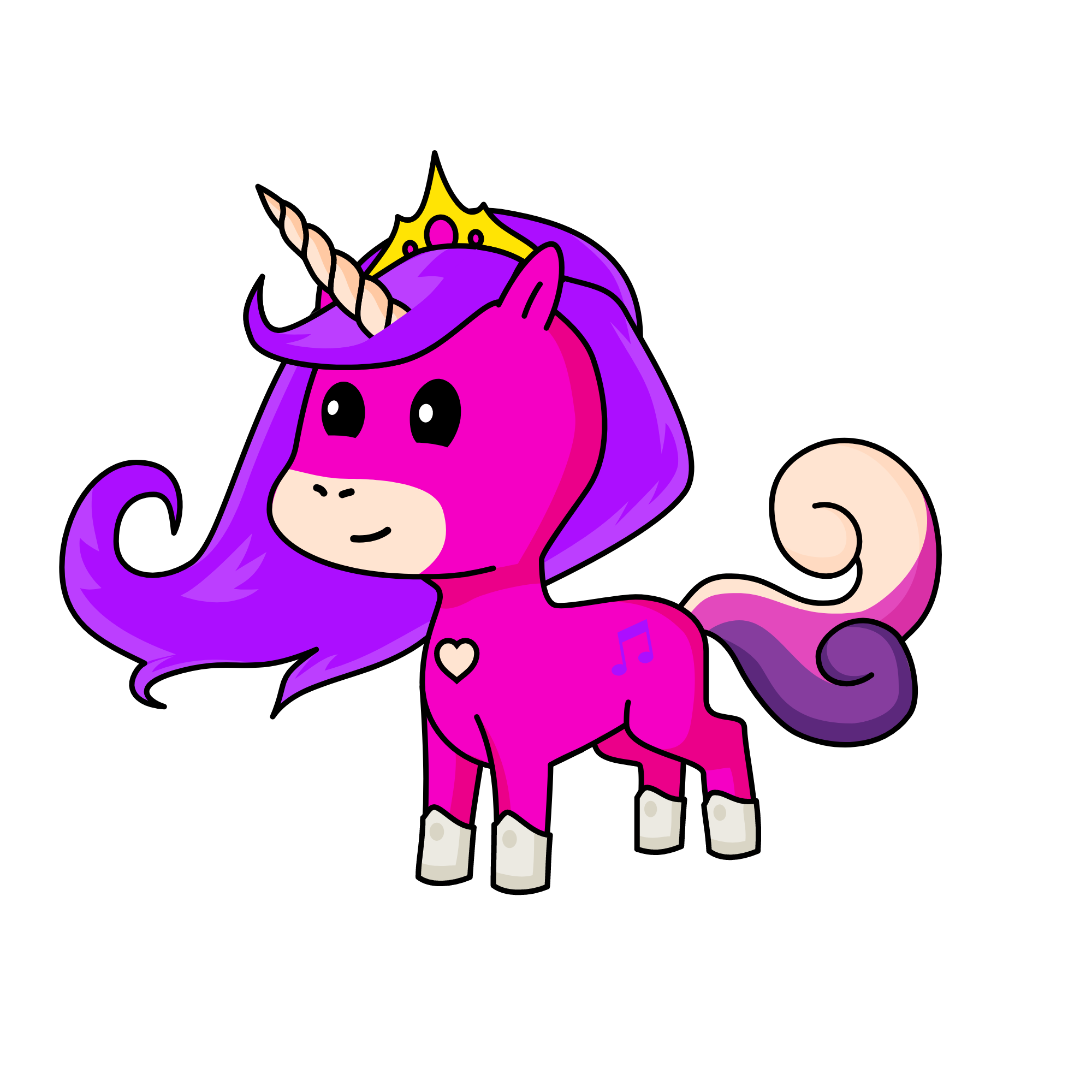 Princess Shine, the unicorn