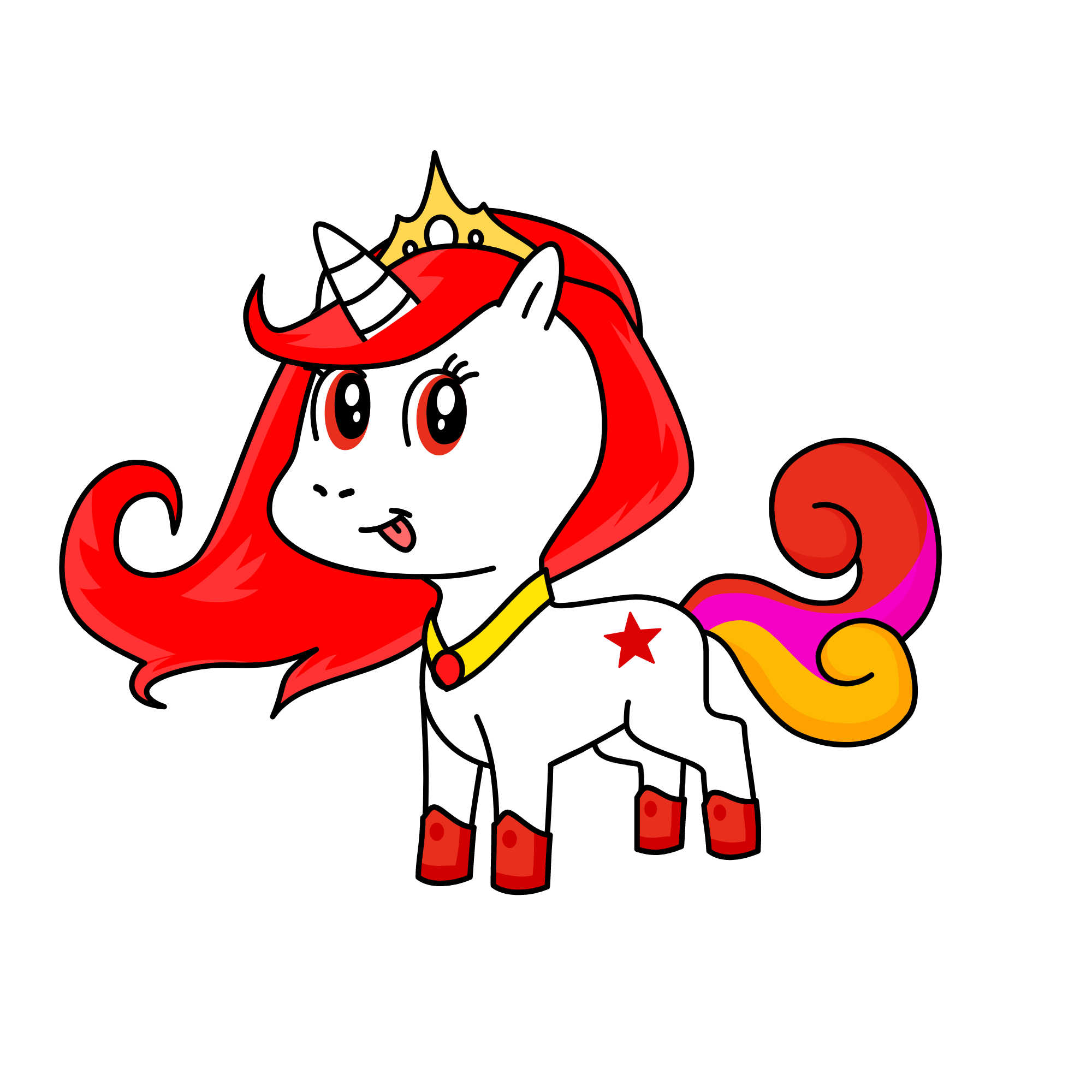 Daughter Of The Red Sun Set, the unicorn