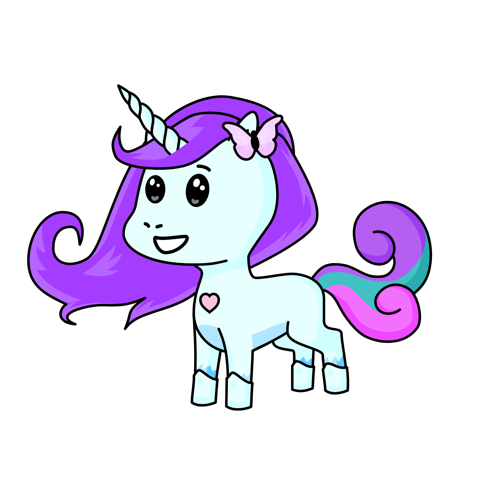 pony, the unicorn